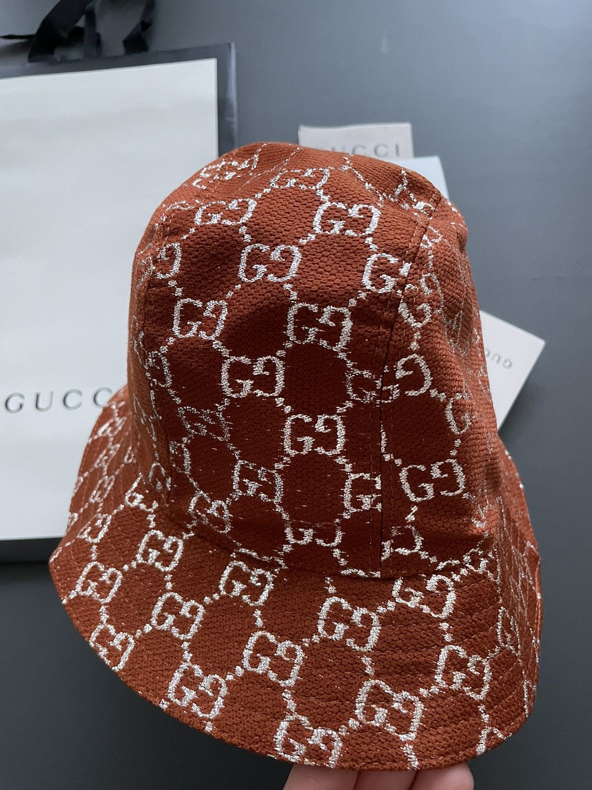 Gucci Brand NEW Limited Edition Super Runway Sold Out GG Logo Hat Size ONE SIZE - 16 Thumbnail