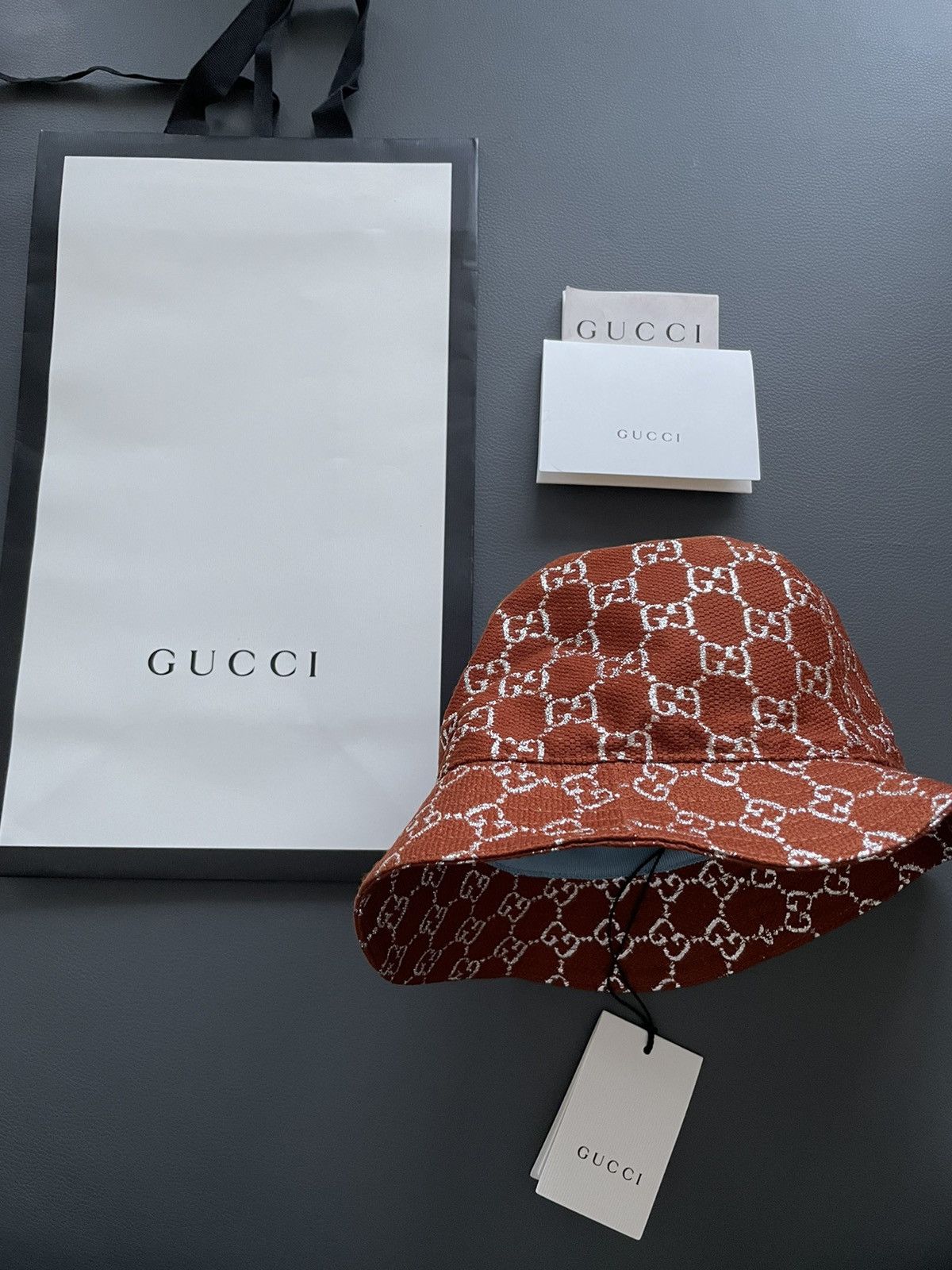 Gucci Brand NEW Limited Edition Super Runway Sold Out GG Logo Hat Size ONE SIZE - 3 Thumbnail