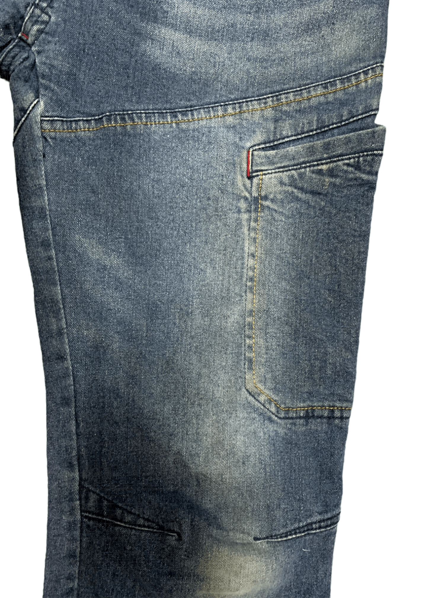 Japanese Brand Vintage Japanese Brand Multi Pocket Cargo Denim Pants Size US 28 / EU 44 - 9 Thumbnail