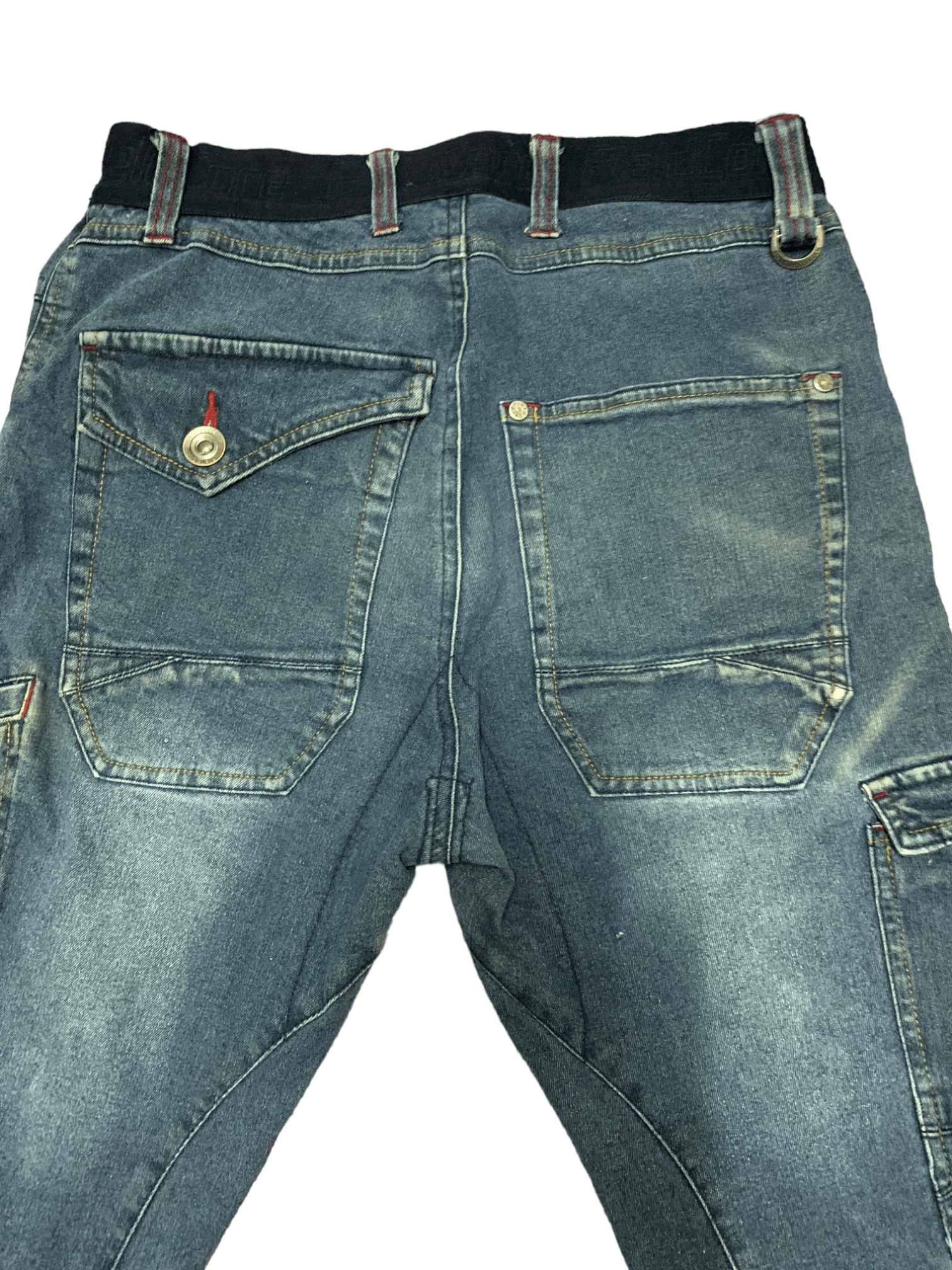 Japanese Brand Vintage Japanese Brand Multi Pocket Cargo Denim Pants Size US 28 / EU 44 - 10 Thumbnail
