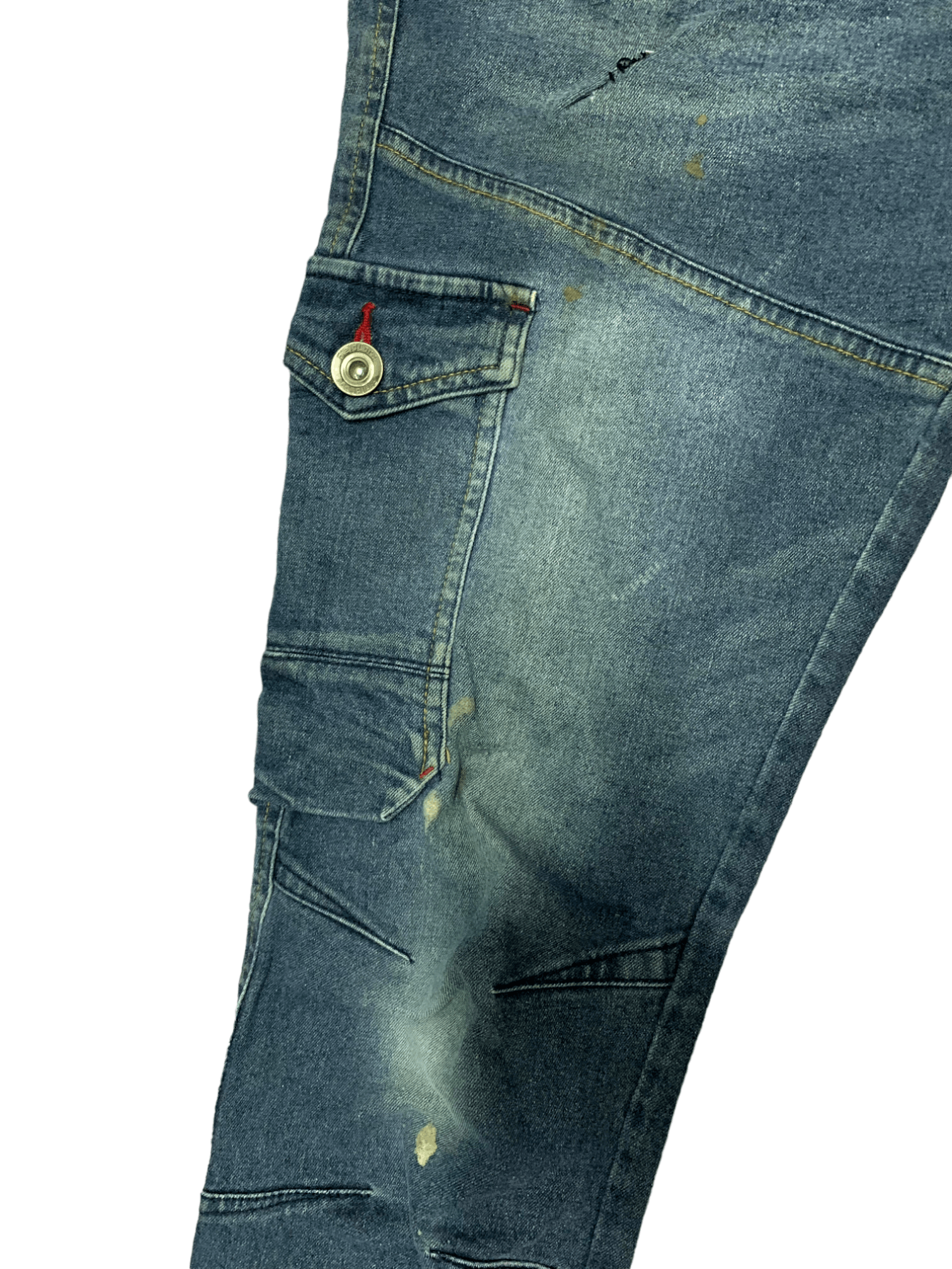 Japanese Brand Vintage Japanese Brand Multi Pocket Cargo Denim Pants Size US 28 / EU 44 - 8 Thumbnail