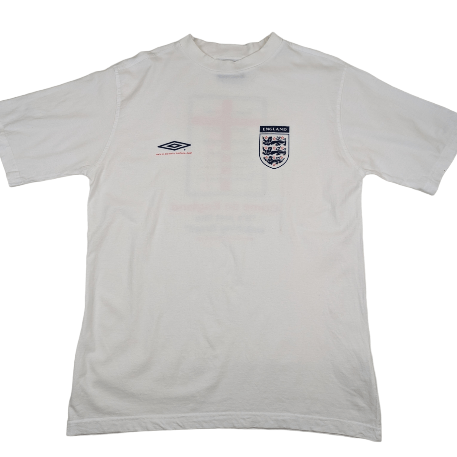 Umbro UMBRO 2002 FIFA World Cup England Vs Brazil T-Shirt Size US M / EU 48-50 / 2 - 2 Thumbnail