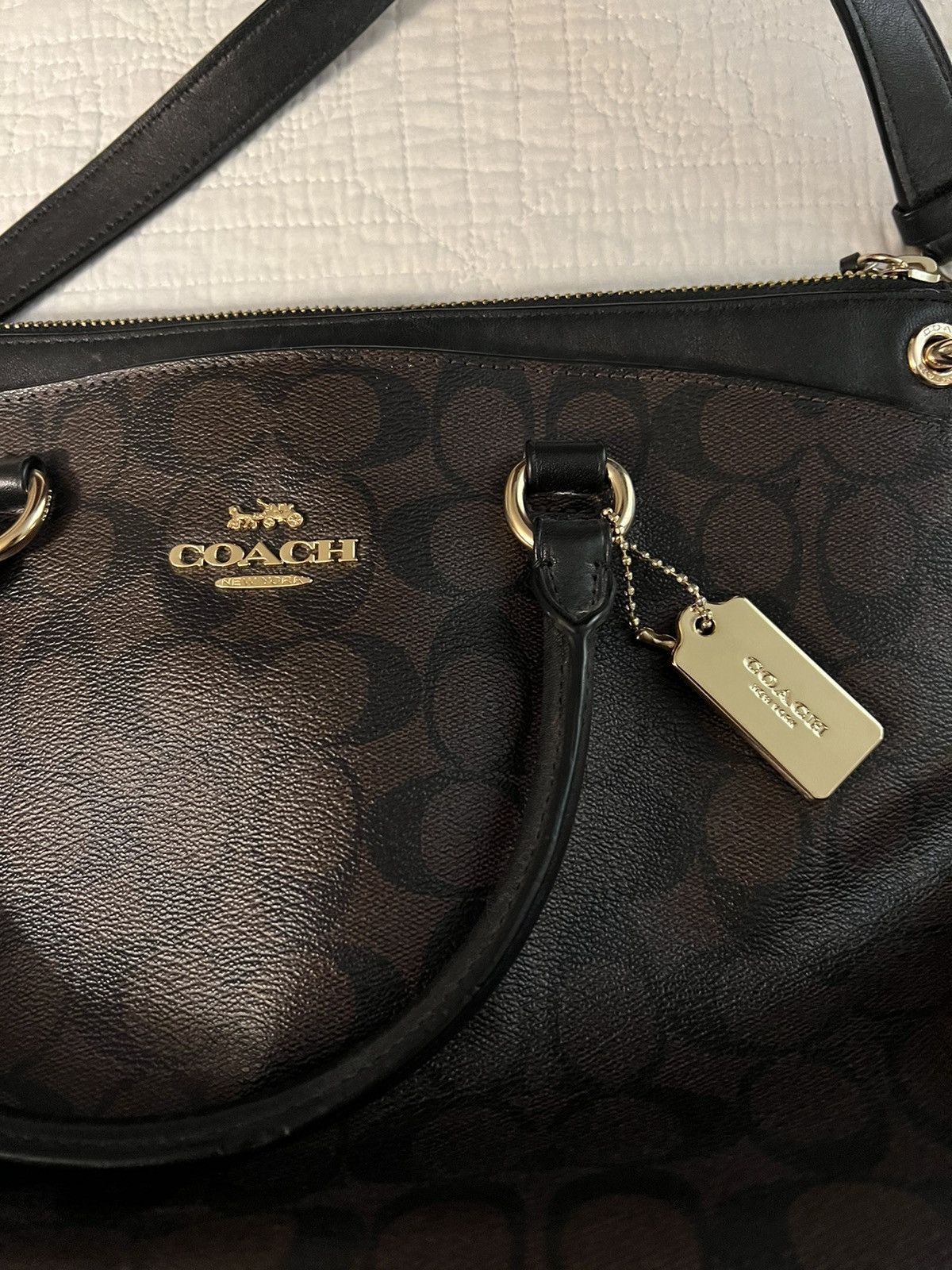 Coach Coach Mia Satchel In Signatura Canvas shoulder bag purse Size ONE SIZE - 3 Thumbnail