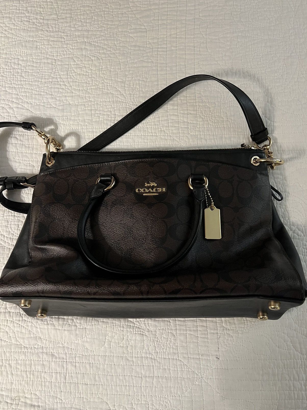 Coach Coach Mia Satchel In Signatura Canvas shoulder bag purse Size ONE SIZE - 2 Thumbnail
