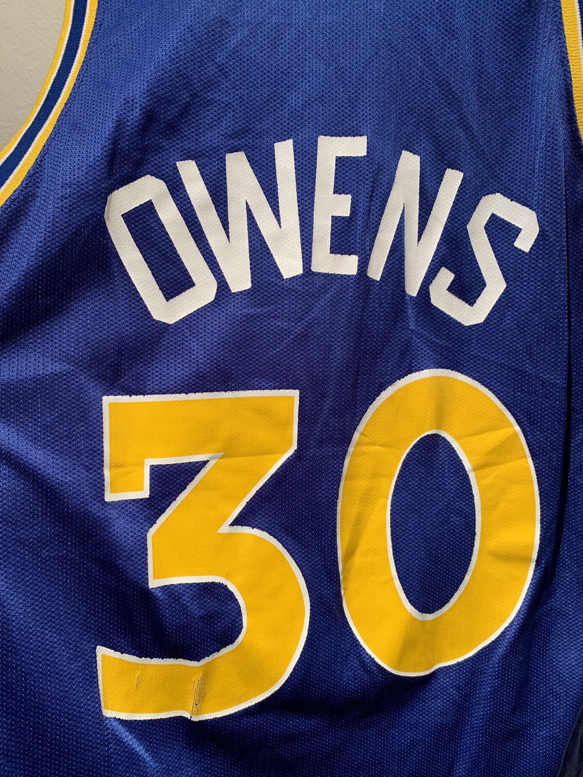 Champion × NBA × Vintage *RARE* Vintage Billy Owens Golden State Warriors NBA Jersey Size US M / EU 48-50 / 2 - 4 Thumbnail