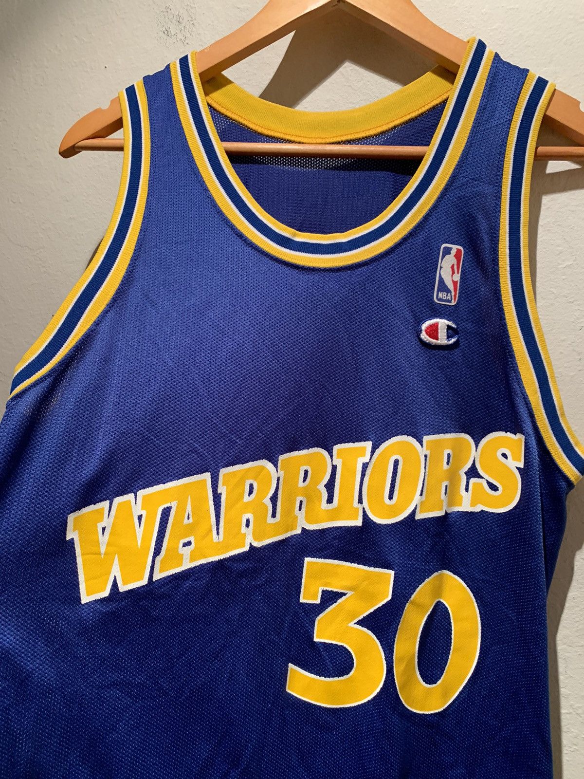 Champion × NBA × Vintage *RARE* Vintage Billy Owens Golden State Warriors NBA Jersey Size US M / EU 48-50 / 2 - 3 Thumbnail