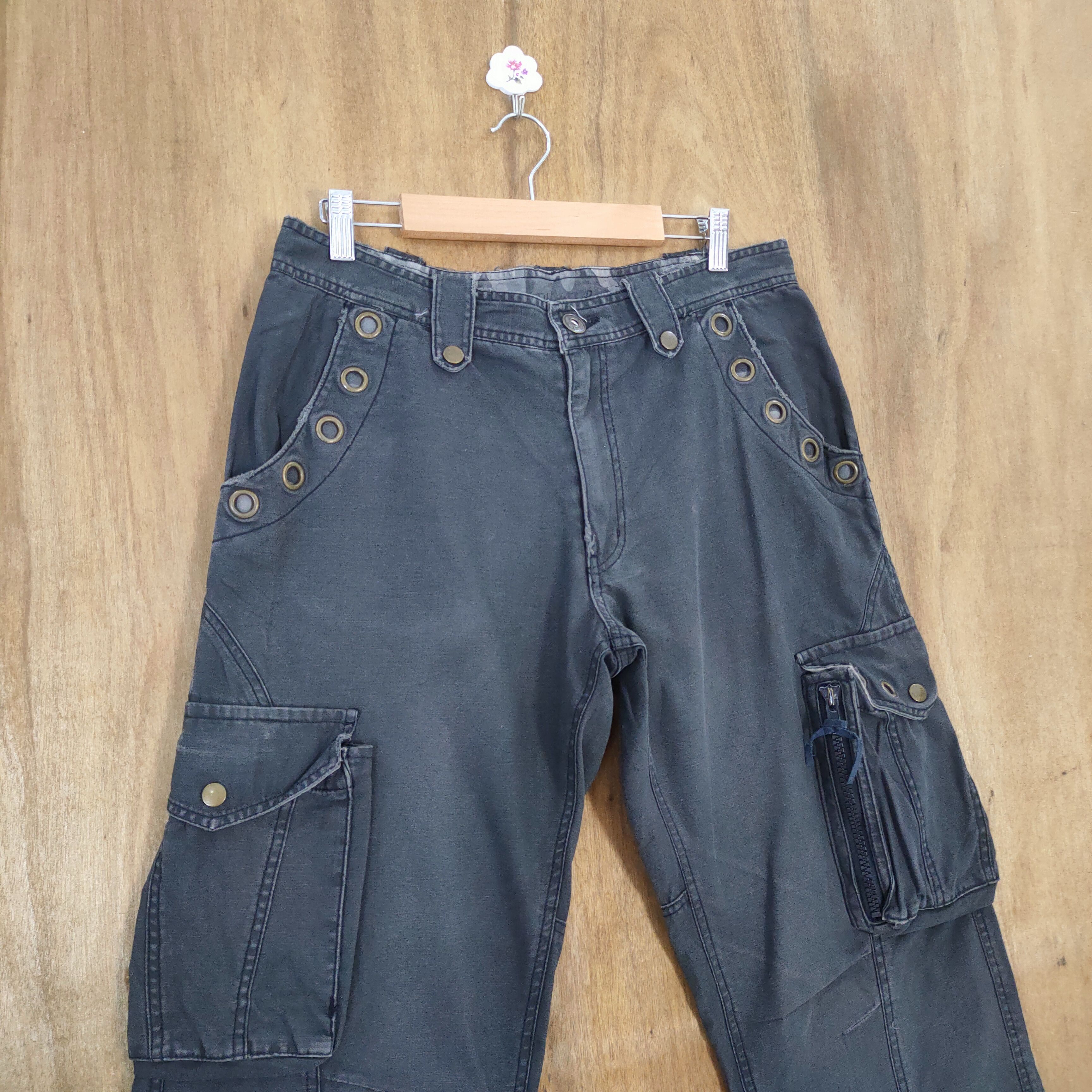 Japanese Brand VINTAGE 12WORK RING CARGO PANTS Size US 32 / EU 48 - 8 Thumbnail