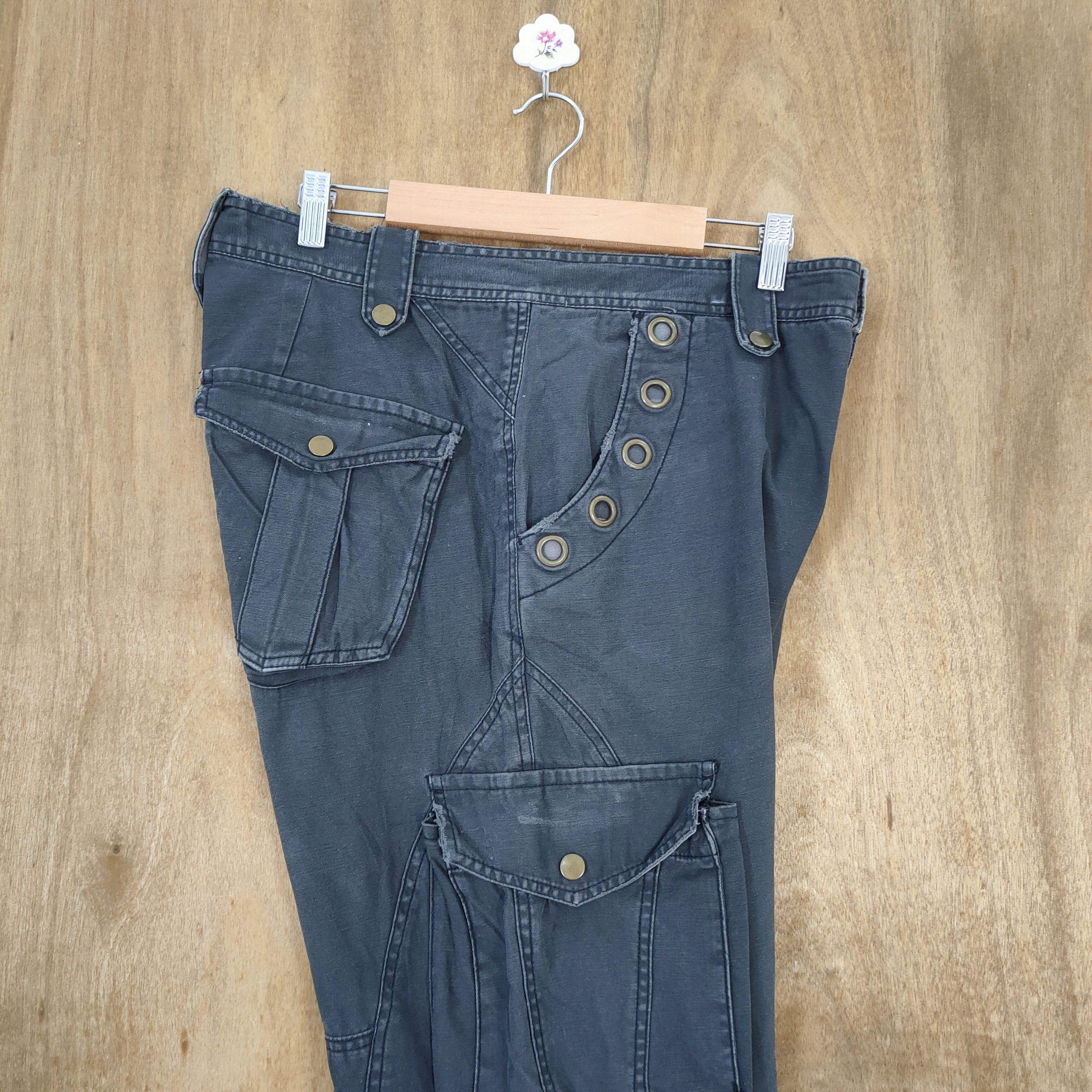 Japanese Brand VINTAGE 12WORK RING CARGO PANTS Size US 32 / EU 48 - 14 Thumbnail