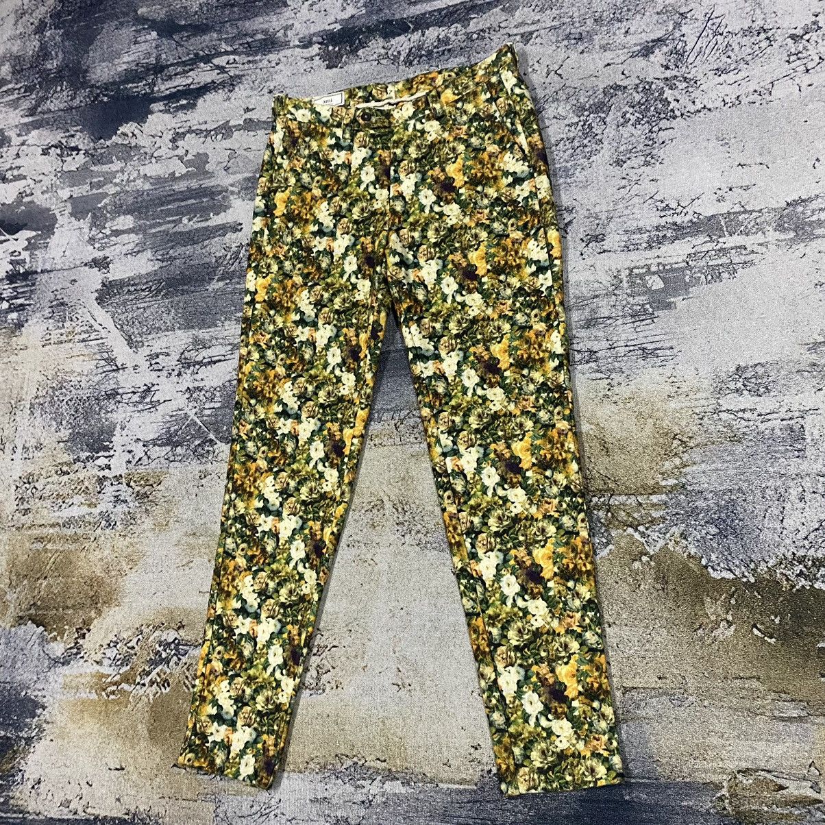 AMI Steals🔥Vintage AMI Paris Alexender Flower Motive Pants W30 Size US 30 / EU 46 - 6 Thumbnail