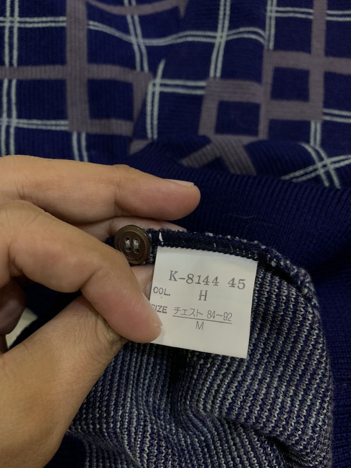 Christian Dior Monsieur CD WOOL CHECKERED KNITWEAR SWEATSHIRT Size US M / EU 48-50 / 2 - 8 Thumbnail