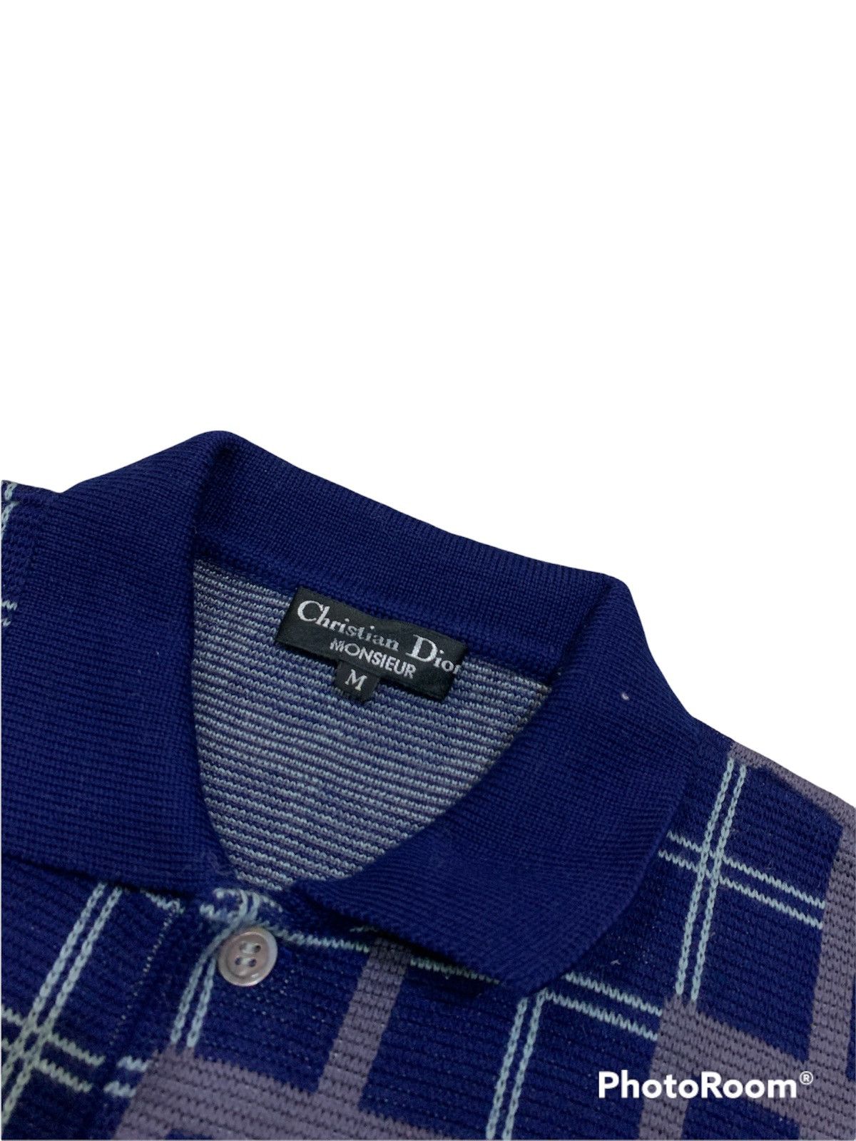 Christian Dior Monsieur CD WOOL CHECKERED KNITWEAR SWEATSHIRT Size US M / EU 48-50 / 2 - 5 Thumbnail