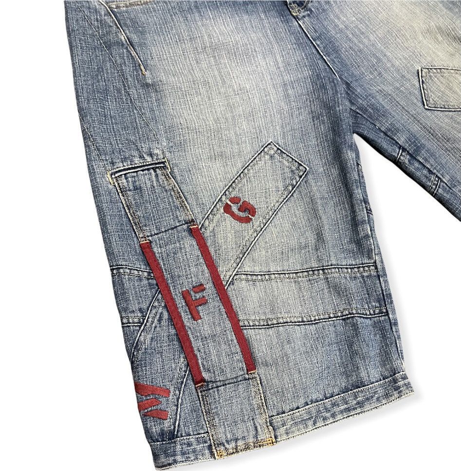Marithe + Francois Girbaud MFG Denim Shirt Embroidery Square Iconic Logo Pocket Size US 38 / EU 54 - 8 Thumbnail