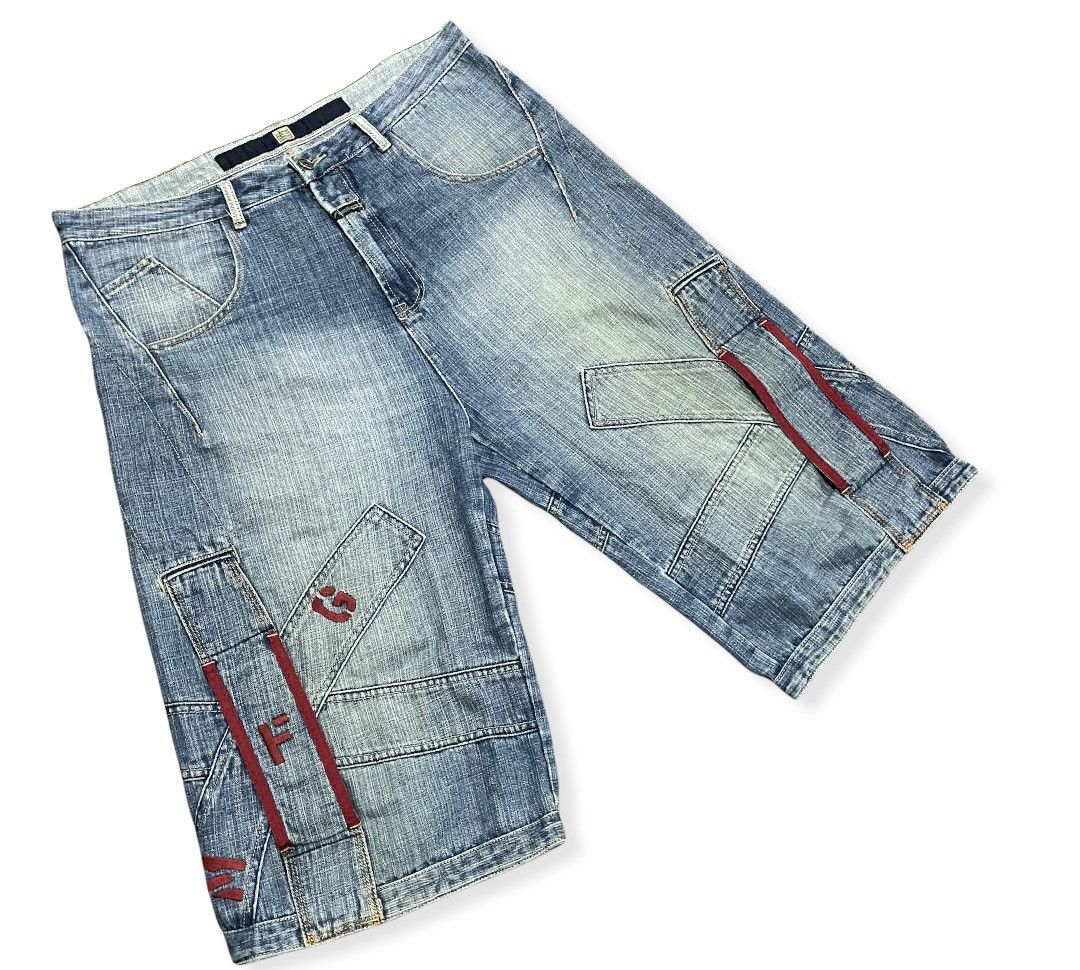 Marithe + Francois Girbaud MFG Denim Shirt Embroidery Square Iconic Logo Pocket Size US 38 / EU 54 - 2 Thumbnail