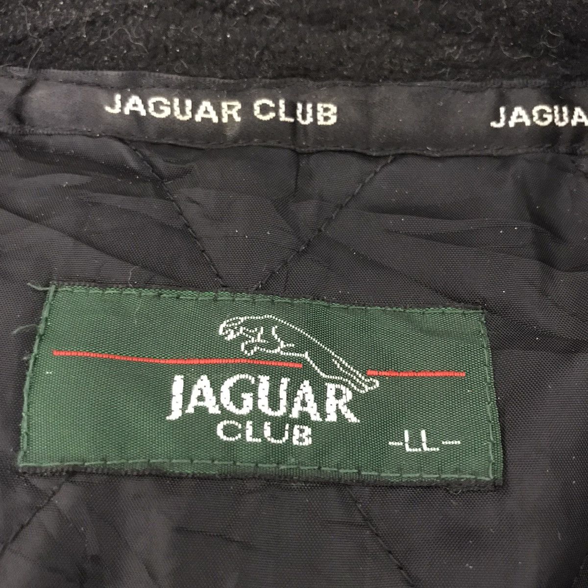 Vintage JAGUAR CLUB Land Rover Car Racing Team Fleece Bomber Jacket Size US XL / EU 56 / 4 - 5 Thumbnail