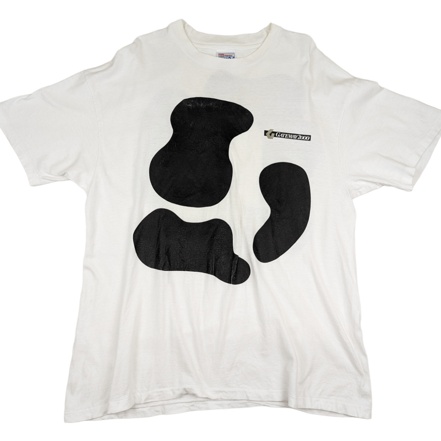 Hanes × Vintage Vintage 90's GATEWAY 2000 Computer T-Shirt Single Stitches Size US XL / EU 56 / 4 - 2 Thumbnail
