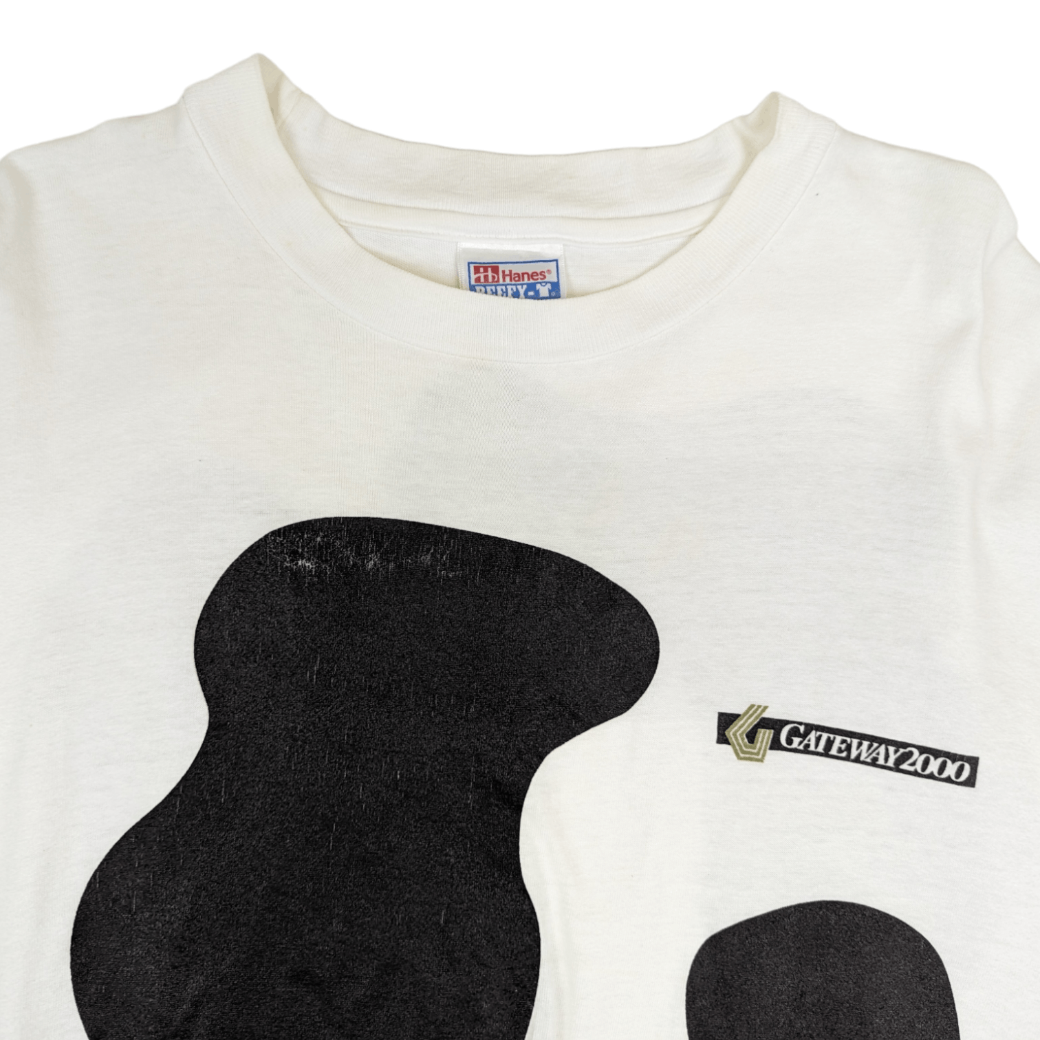 Hanes × Vintage Vintage 90's GATEWAY 2000 Computer T-Shirt Single Stitches Size US XL / EU 56 / 4 - 4 Thumbnail