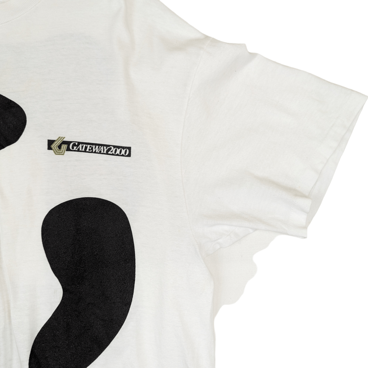 Hanes × Vintage Vintage 90's GATEWAY 2000 Computer T-Shirt Single Stitches Size US XL / EU 56 / 4 - 7 Thumbnail