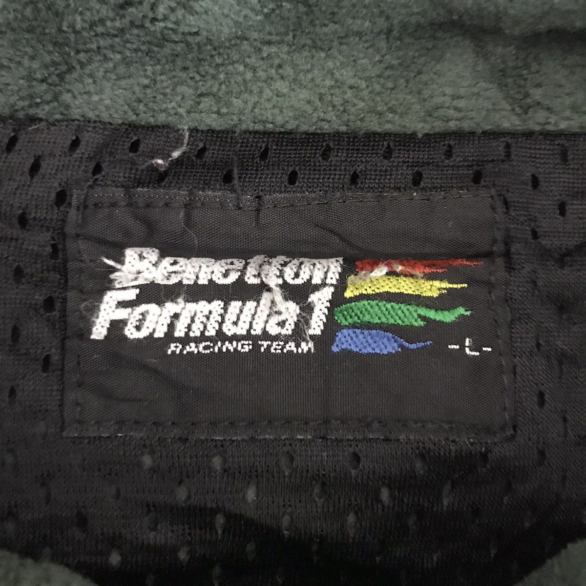Benetton Vintage BENETTON FORMULA ONE F1 Racing Team Fleece Jacket Size US L / EU 52-54 / 3 - 5 Thumbnail