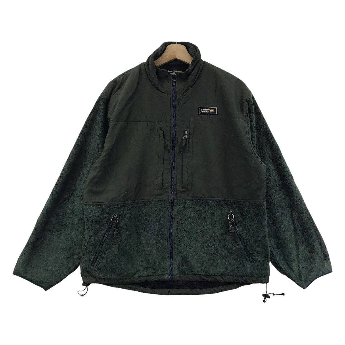 Benetton Vintage BENETTON FORMULA ONE F1 Racing Team Fleece Jacket Size US L / EU 52-54 / 3 - 1 Thumbnail