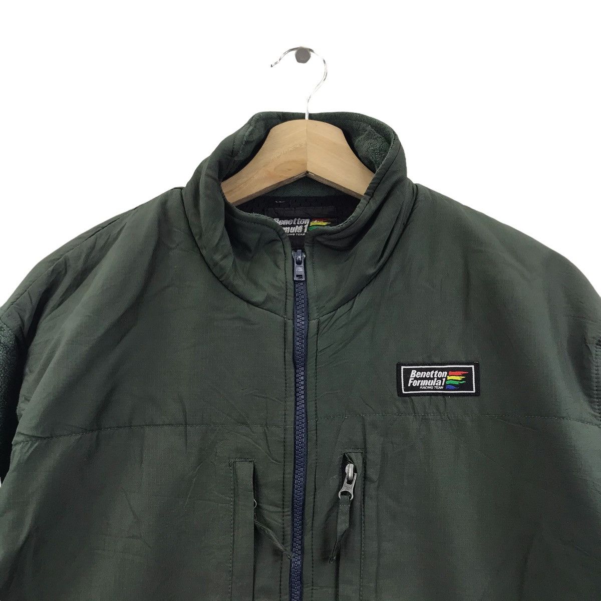 Benetton Vintage BENETTON FORMULA ONE F1 Racing Team Fleece Jacket Size US L / EU 52-54 / 3 - 2 Thumbnail