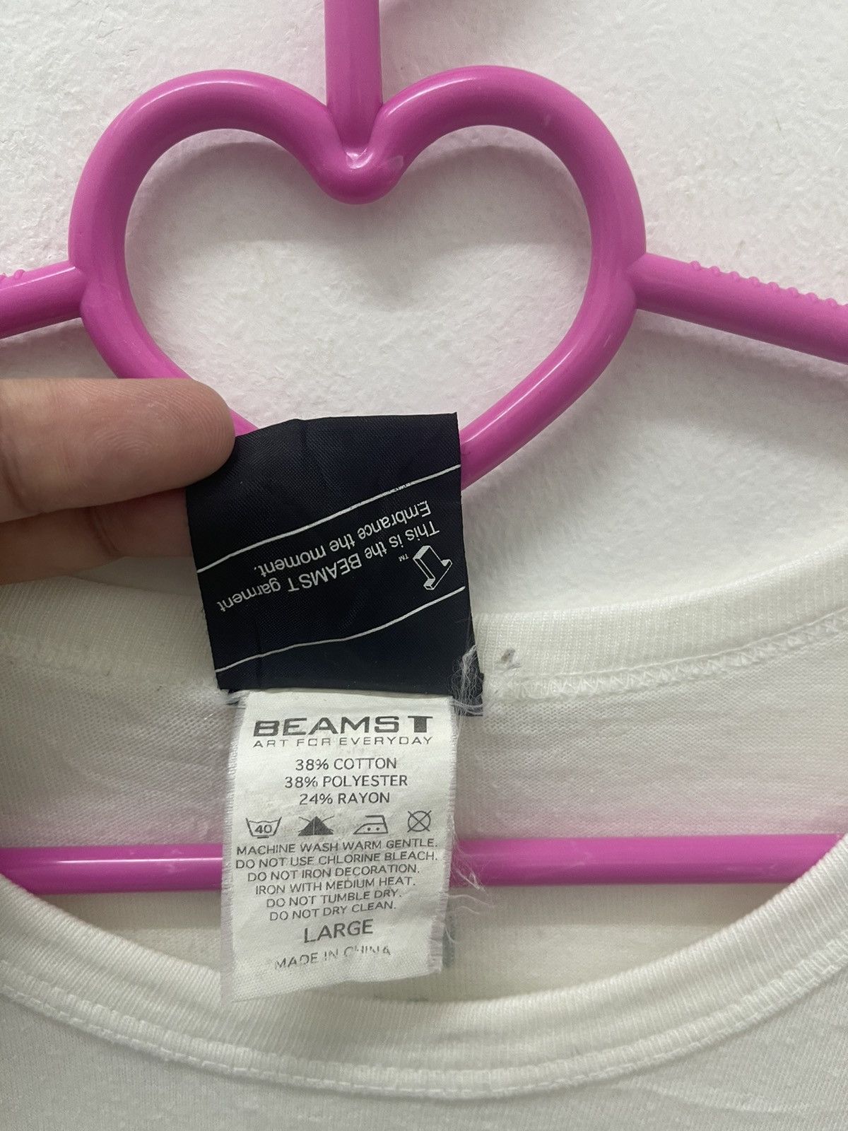 Beams Plus Rare Vintage BEAMS Art For Everyday Wording Tee Size US L / EU 52-54 / 3 - 4 Thumbnail