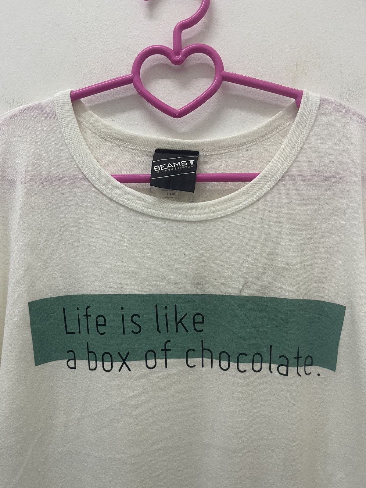 Beams Plus Rare Vintage BEAMS Art For Everyday Wording Tee Size US L / EU 52-54 / 3 - 2 Thumbnail