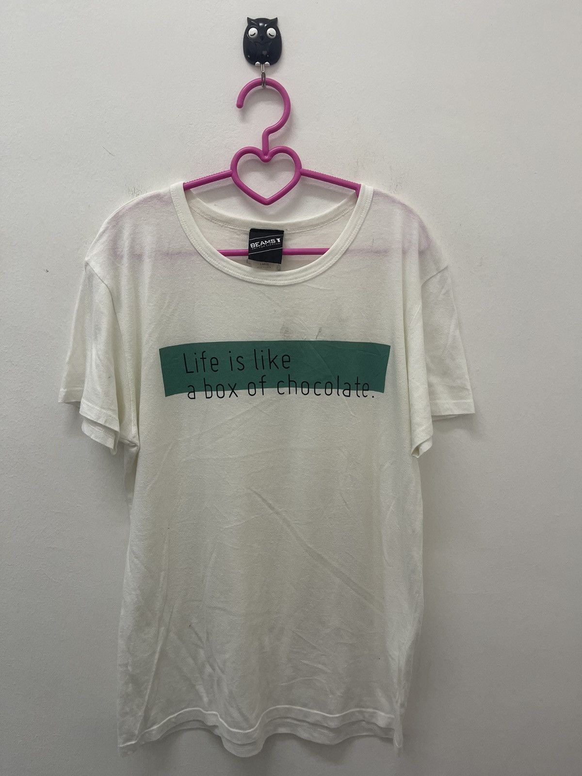 Beams Plus Rare Vintage BEAMS Art For Everyday Wording Tee Size US L / EU 52-54 / 3 - 1 Thumbnail