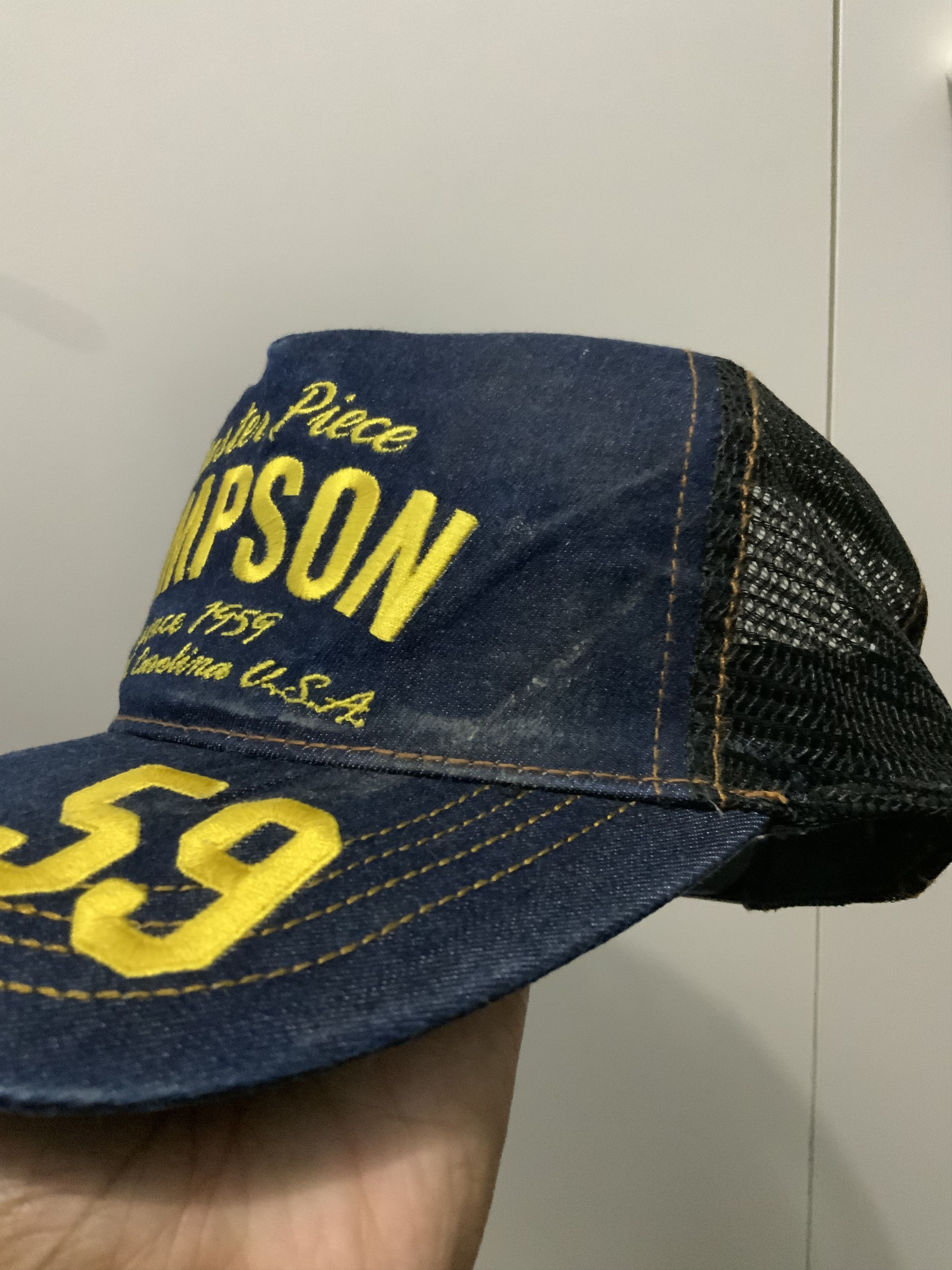 Cartoon Network Master Piece Simpson Denim Trucker Hat Size ONE SIZE - 12 Thumbnail