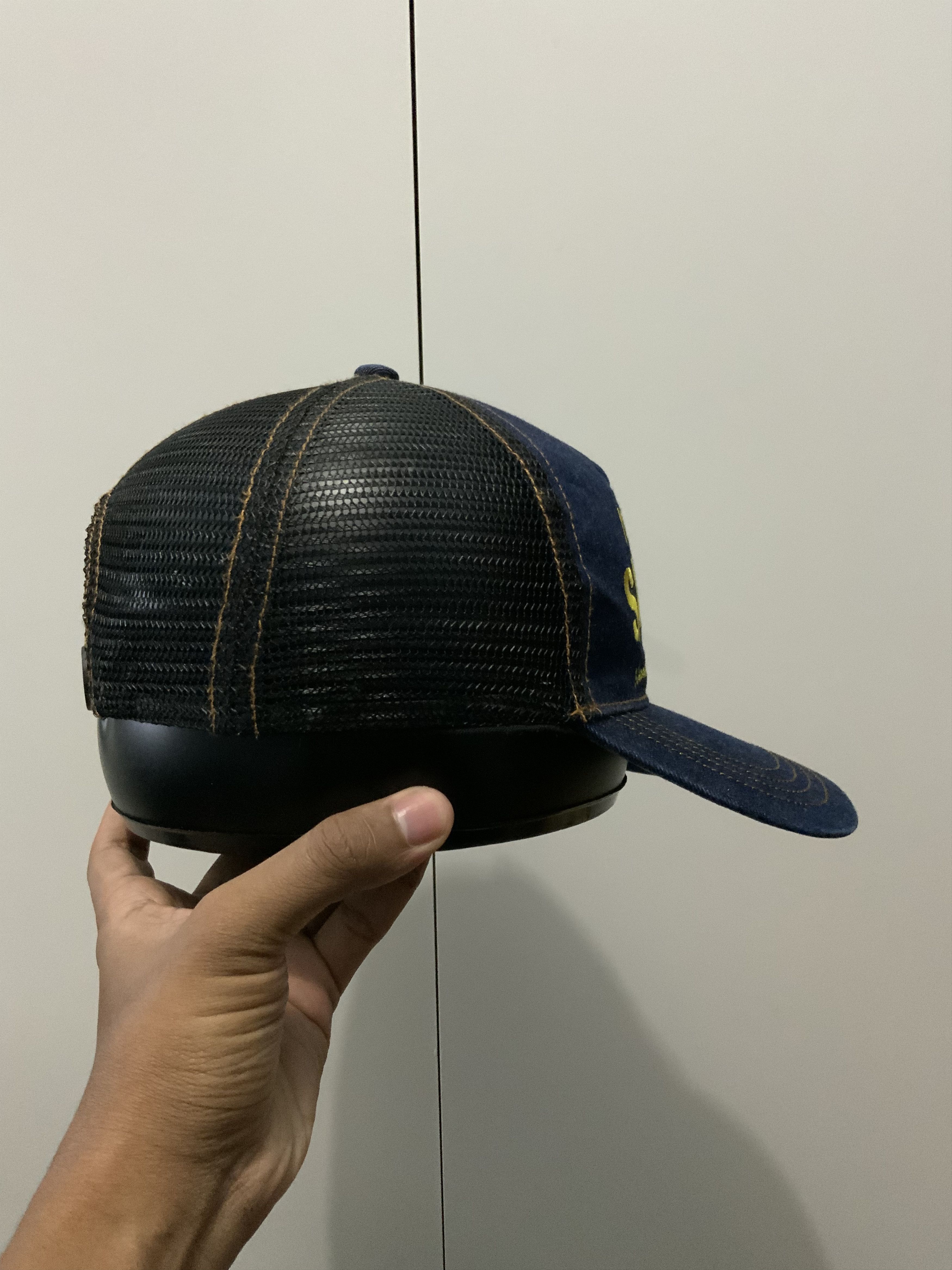 Cartoon Network Master Piece Simpson Denim Trucker Hat Size ONE SIZE - 3 Thumbnail