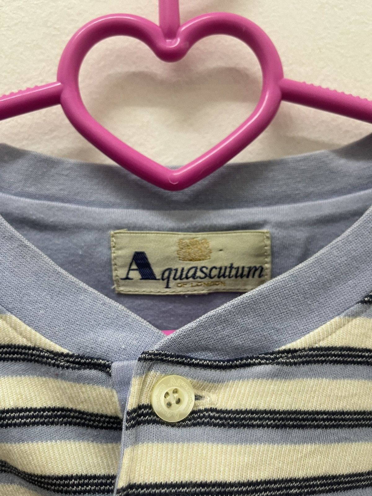 Aquascutum Rare Vintage AQUASCUTUM OF LONDON Striped Single Pocket Size US L / EU 52-54 / 3 - 3 Thumbnail
