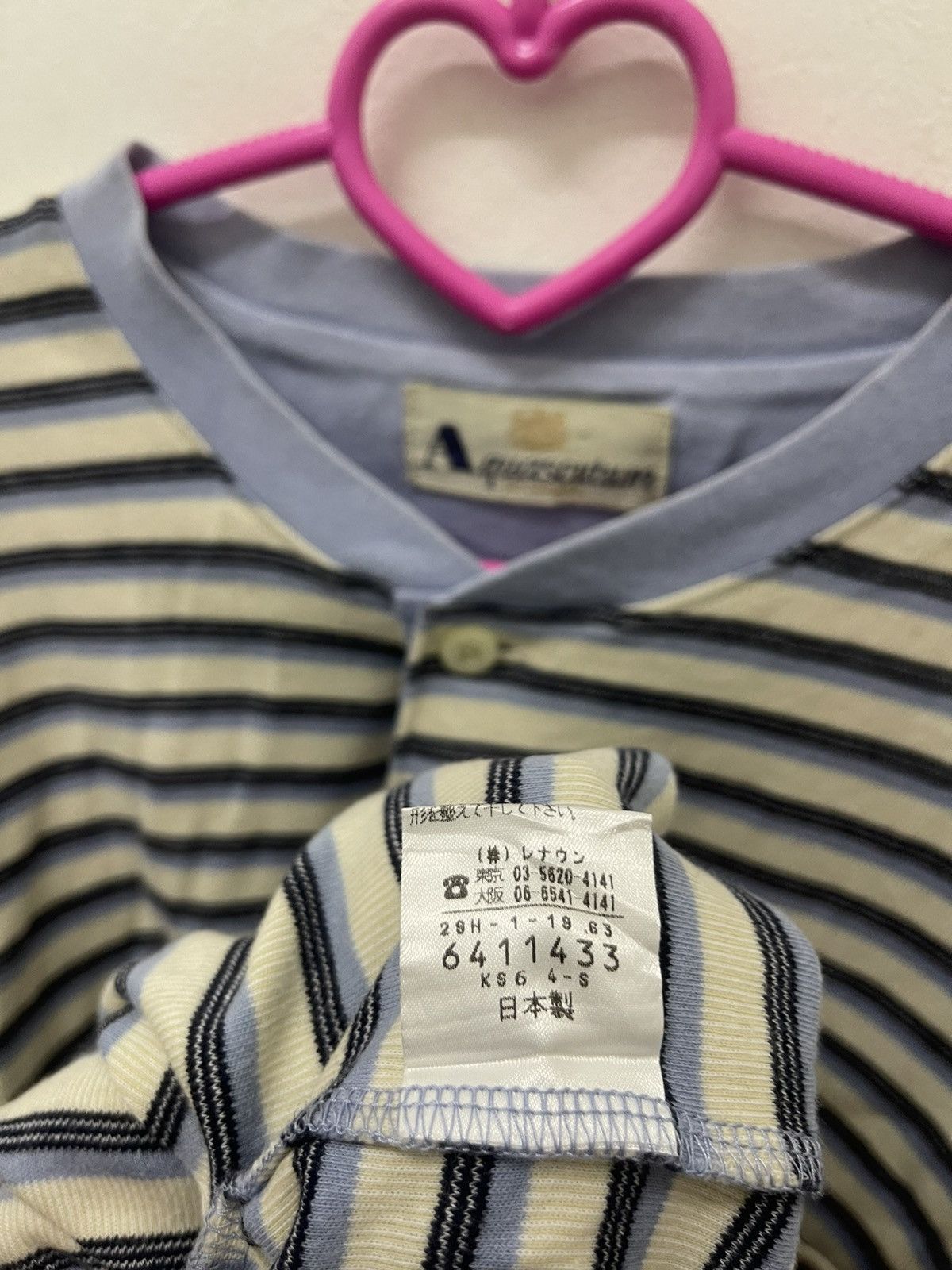 Aquascutum Rare Vintage AQUASCUTUM OF LONDON Striped Single Pocket Size US L / EU 52-54 / 3 - 4 Thumbnail
