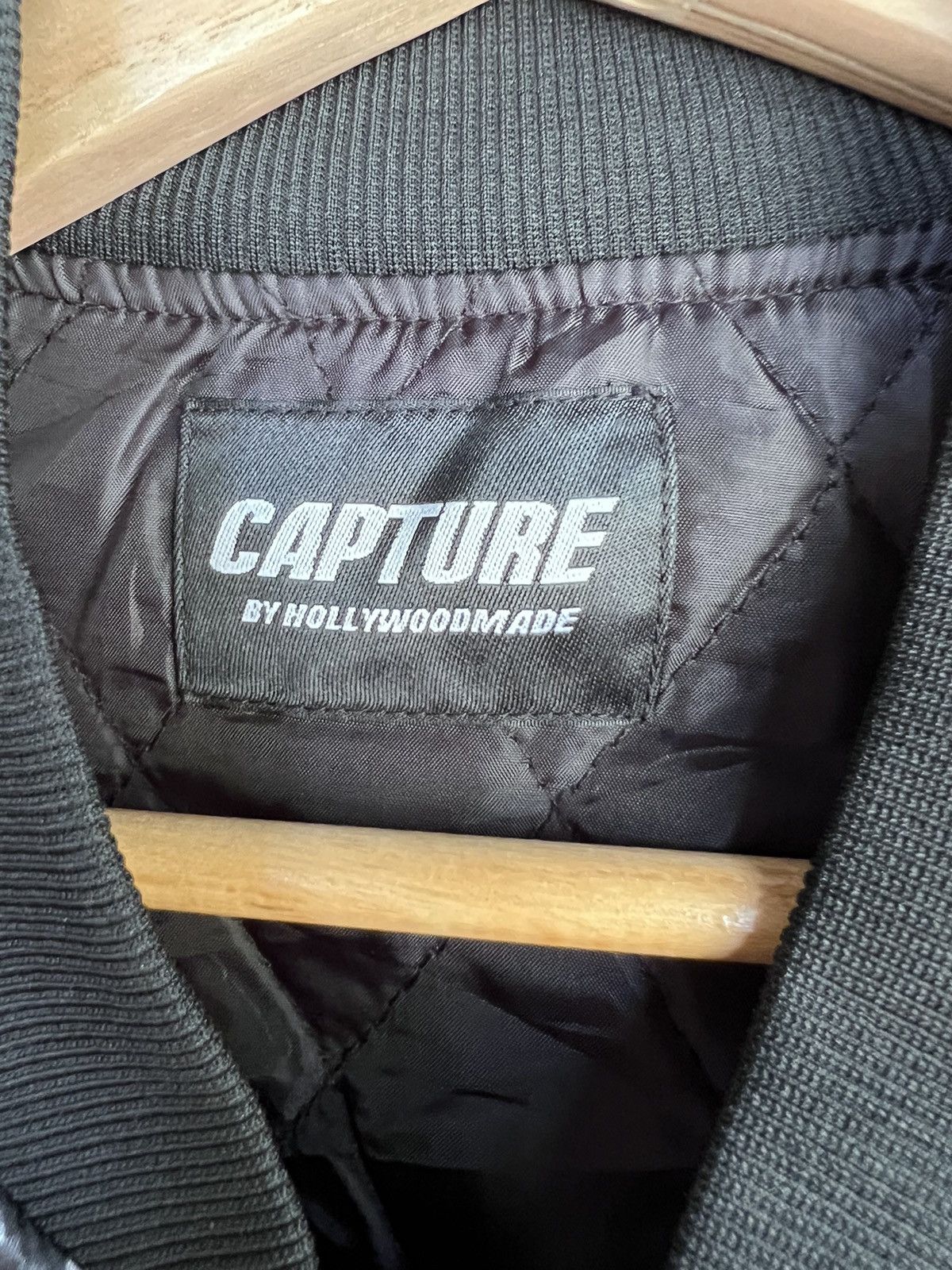 Vintage Capture Hollywood Made Overprint Skaters Bomber Jacket Size US L / EU 52-54 / 3 - 4 Thumbnail