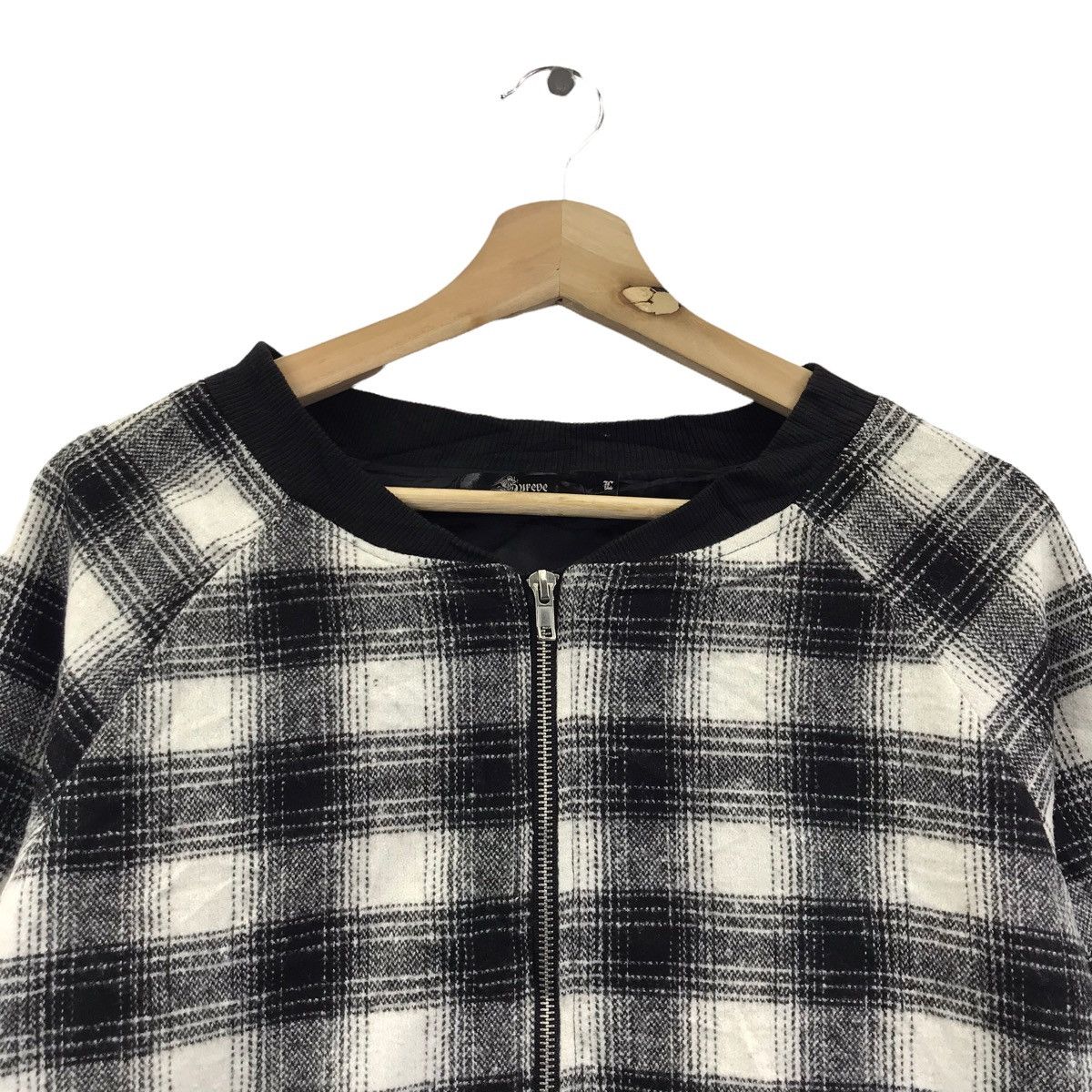 Japanese Brand SUREVE Japanese Brand Check Tartan Crop Top Zipper Jacket Size US L / EU 52-54 / 3 - 2 Thumbnail