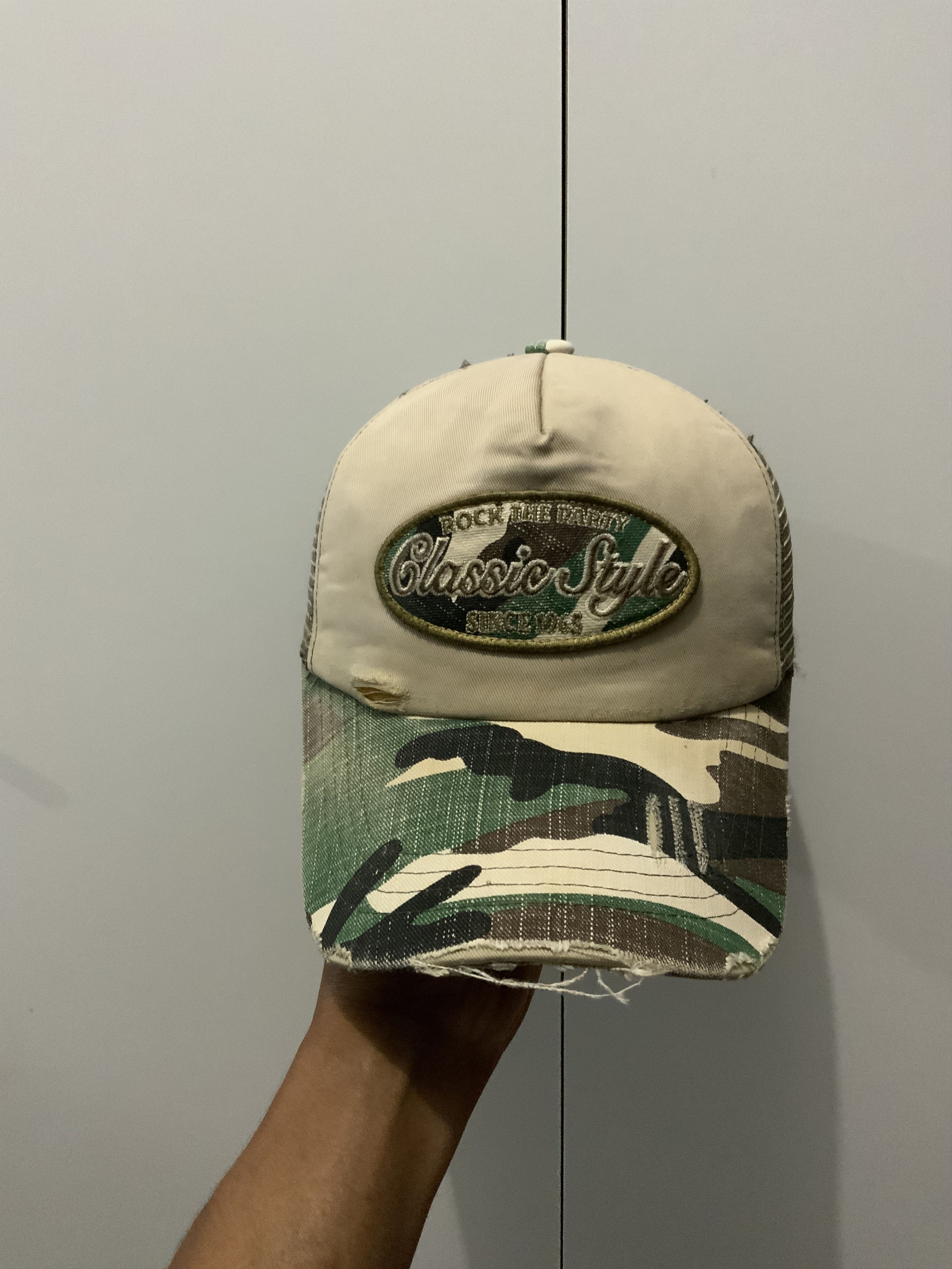 If Six Was Nine Camo Rock The Party Classic Trucker Hat Size ONE SIZE - 1 Thumbnail