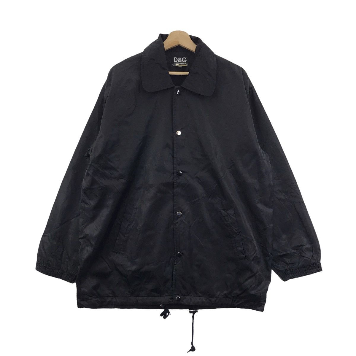 Dolce & Gabbana DOLCE & GABBANA D&G Back Hit Print Black Coach Jacket Size US M / EU 48-50 / 2 - 3 Thumbnail