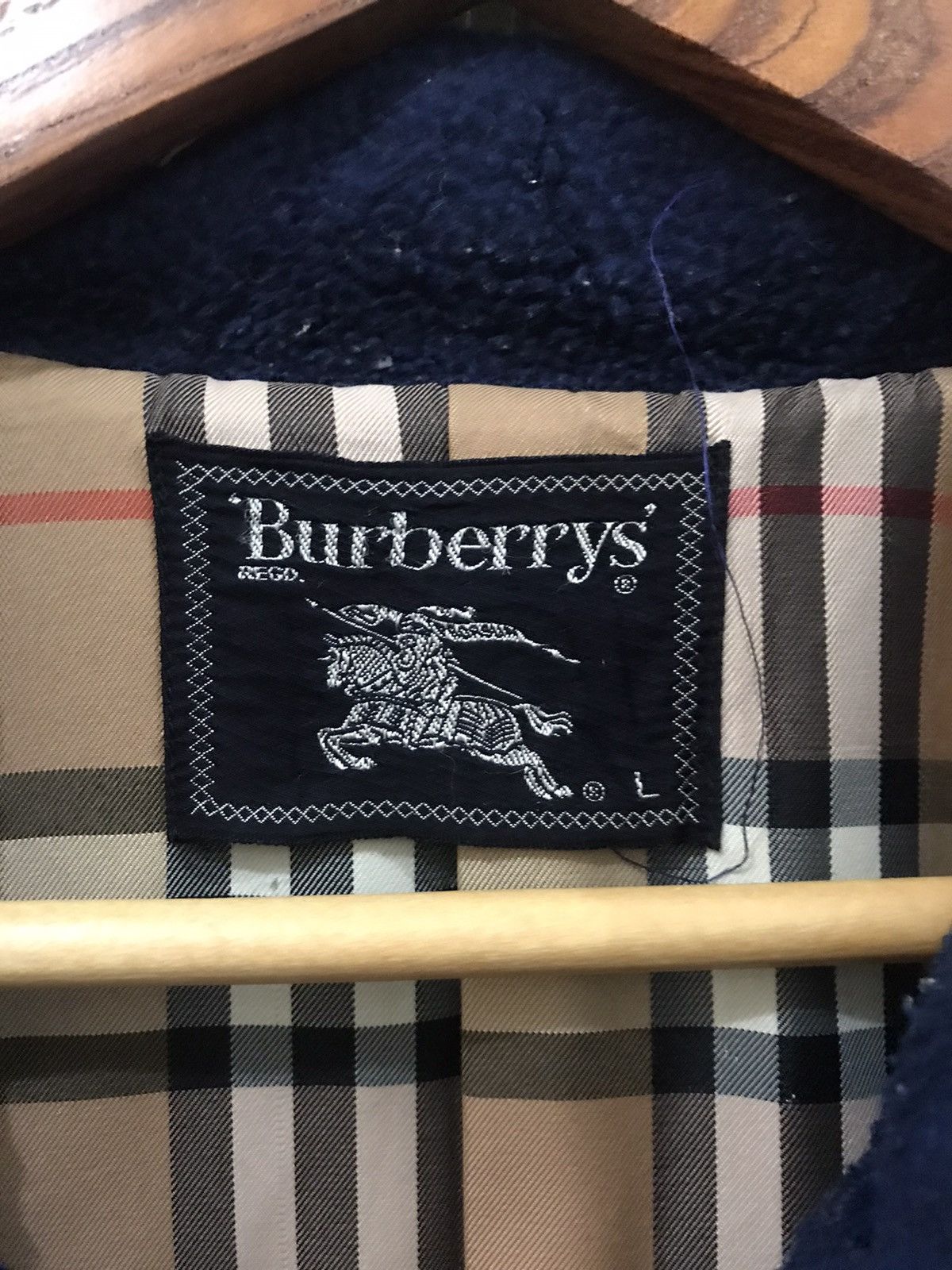 Burberry Vintage Burberrys Fleece Jacket Size US L / EU 52-54 / 3 - 11 Thumbnail