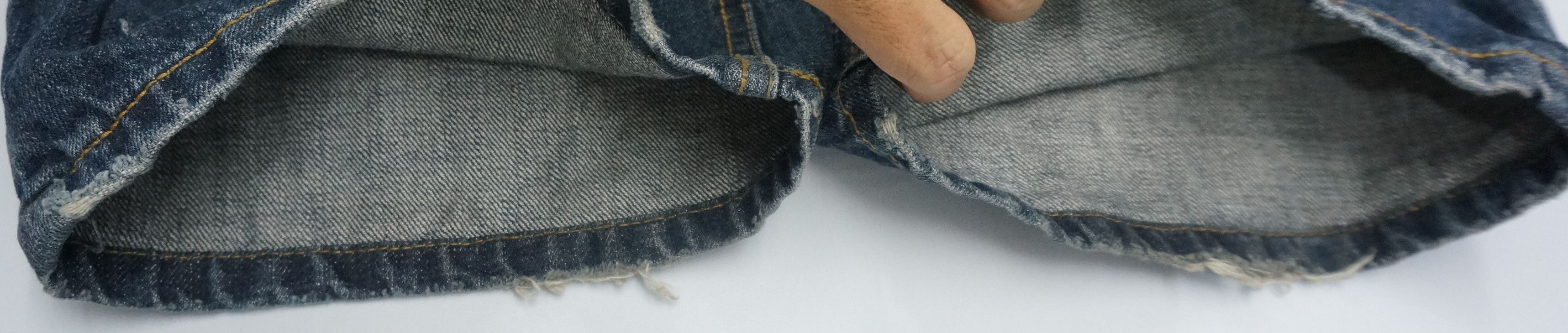 Japanese Brand FLARE VTG 🔥 GLAD NEWS Punk Distressed Splattered Denim Size US 30 / EU 46 - 23 Thumbnail
