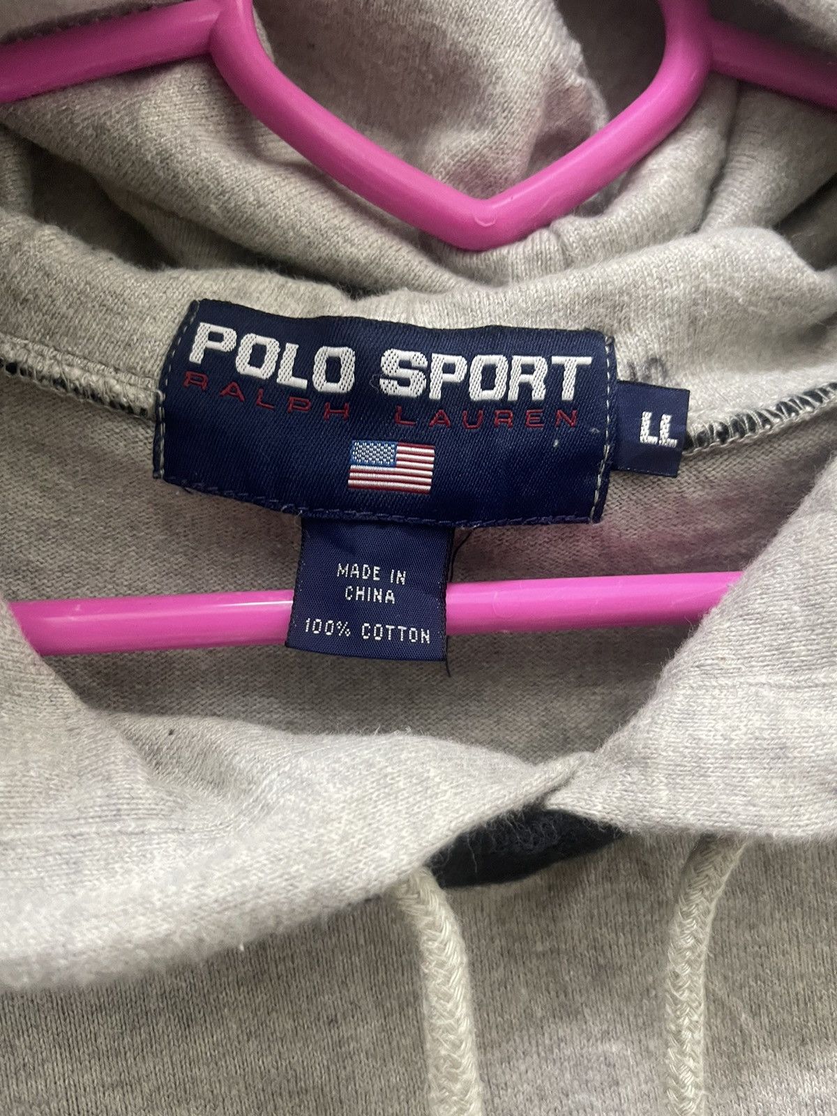 Polo Ralph Lauren Rare 90s Vintage POLO SPORT RALPH LAUREN Hoodie Size US L / EU 52-54 / 3 - 3 Thumbnail