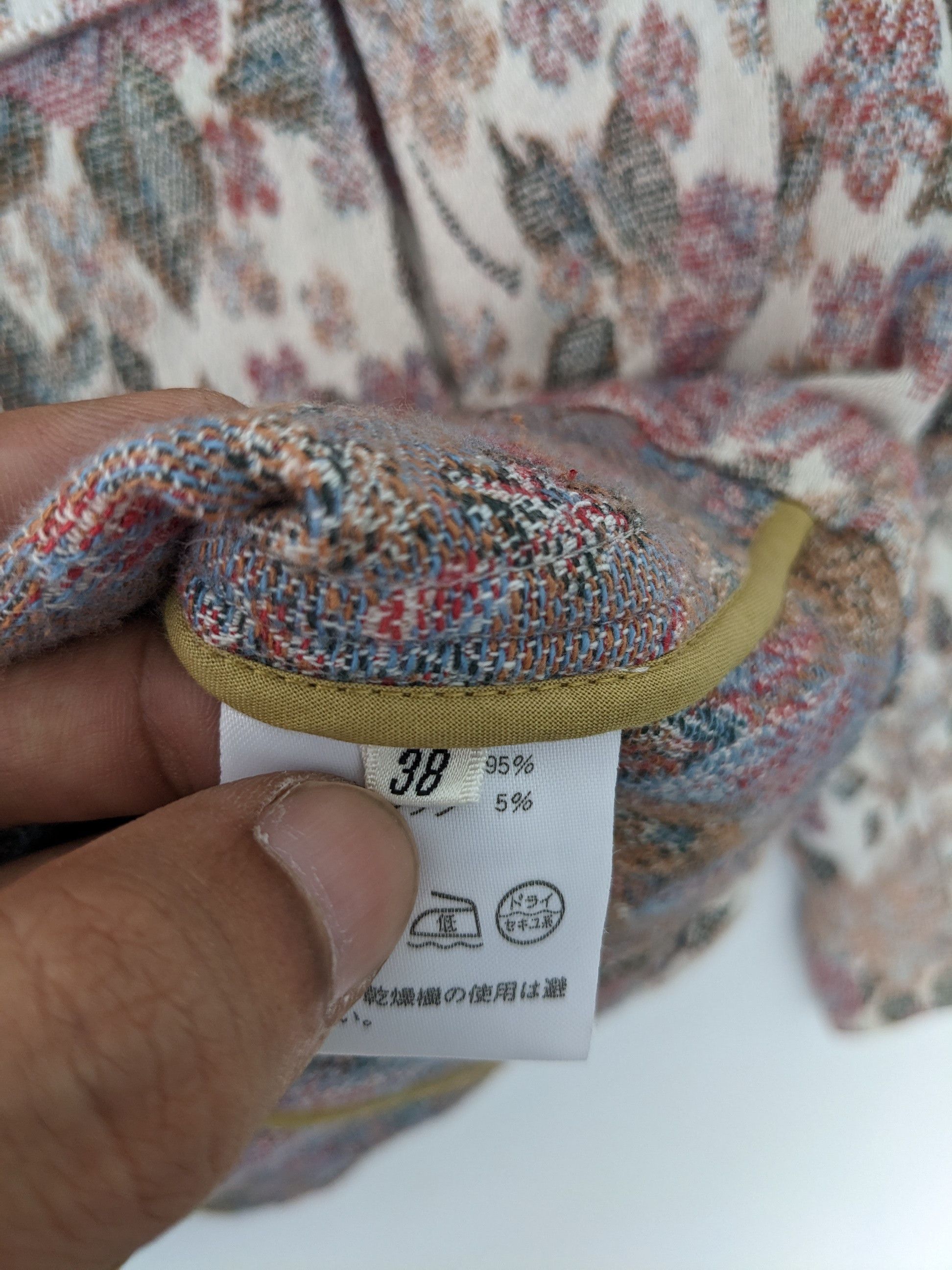 Japanese Brand × Vintage Vintage Cardigan Jacket Flower Motif Japanese Brand by NEUF Size S / US 4 / IT 40 - 7 Thumbnail