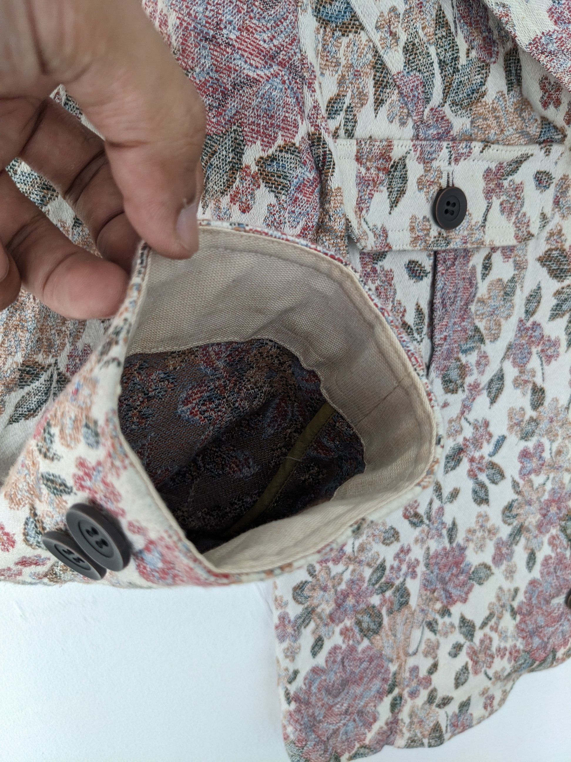 Japanese Brand × Vintage Vintage Cardigan Jacket Flower Motif Japanese Brand by NEUF Size S / US 4 / IT 40 - 10 Thumbnail