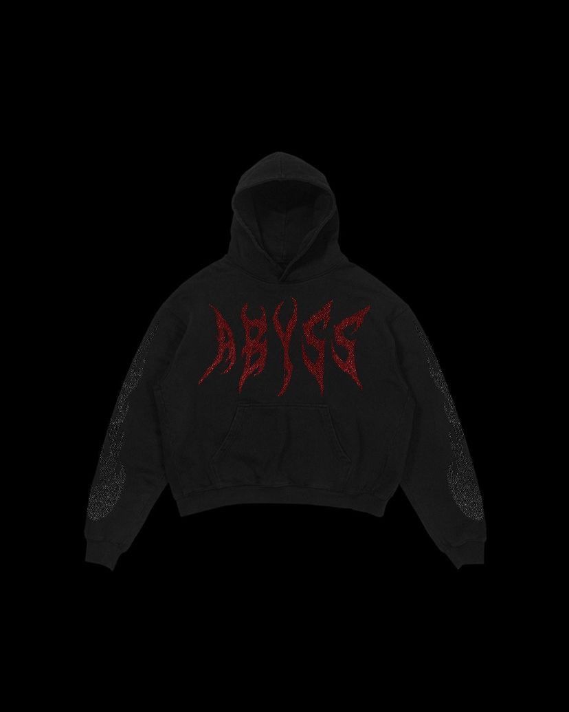 Other Abyss Brand Rhinestone Abyss Red Hoodie Size US M / EU 48-50 / 2 - 1 Preview