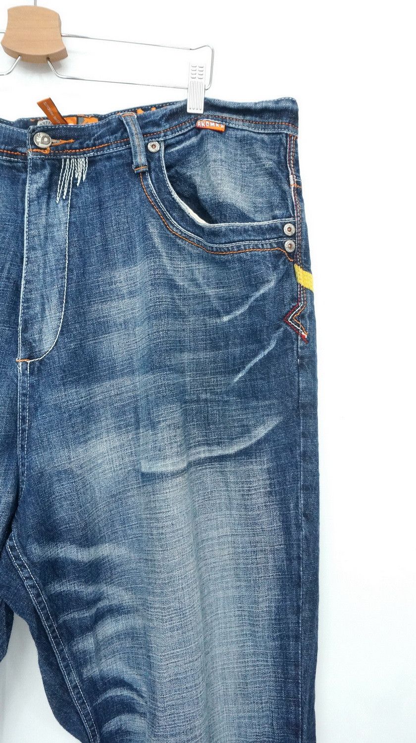 Akademiks 🔥 AKDMKS Akademiks Embroidered Big Tall Jeans Size US 40 / EU 56 - 6 Thumbnail