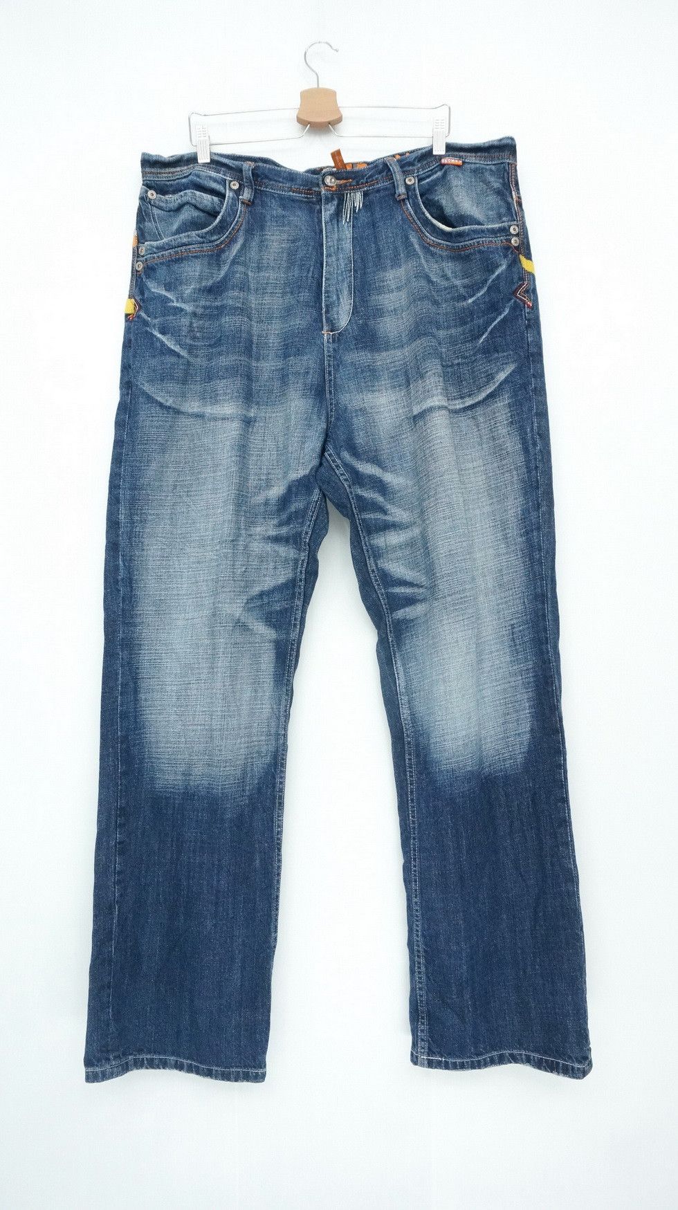 Akademiks 🔥 AKDMKS Akademiks Embroidered Big Tall Jeans Size US 40 / EU 56 - 2 Thumbnail
