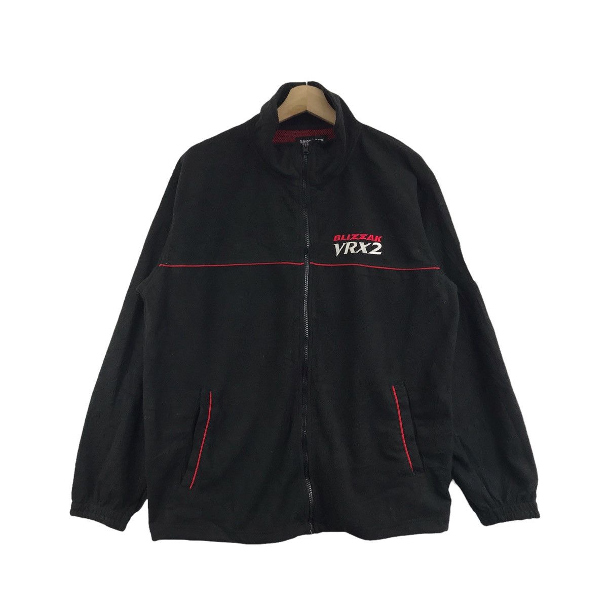 Vintage BLIZZAK VRX BRIDGESTONE Racing Team Formula1 Fleece Jacket Size US L / EU 52-54 / 3 - 1 Thumbnail