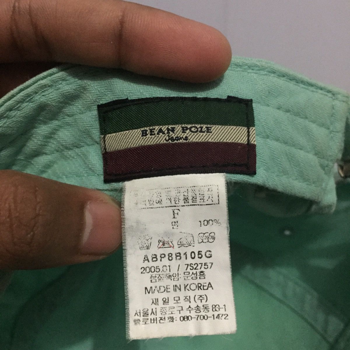 BEANPOLE Bean Pole Jeans Hat with Patches Size ONE SIZE - 16 Thumbnail