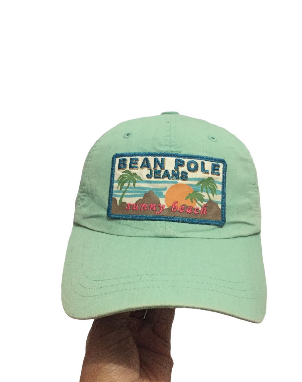 BEANPOLE Bean Pole Jeans Hat with Patches Size ONE SIZE - 2 Thumbnail