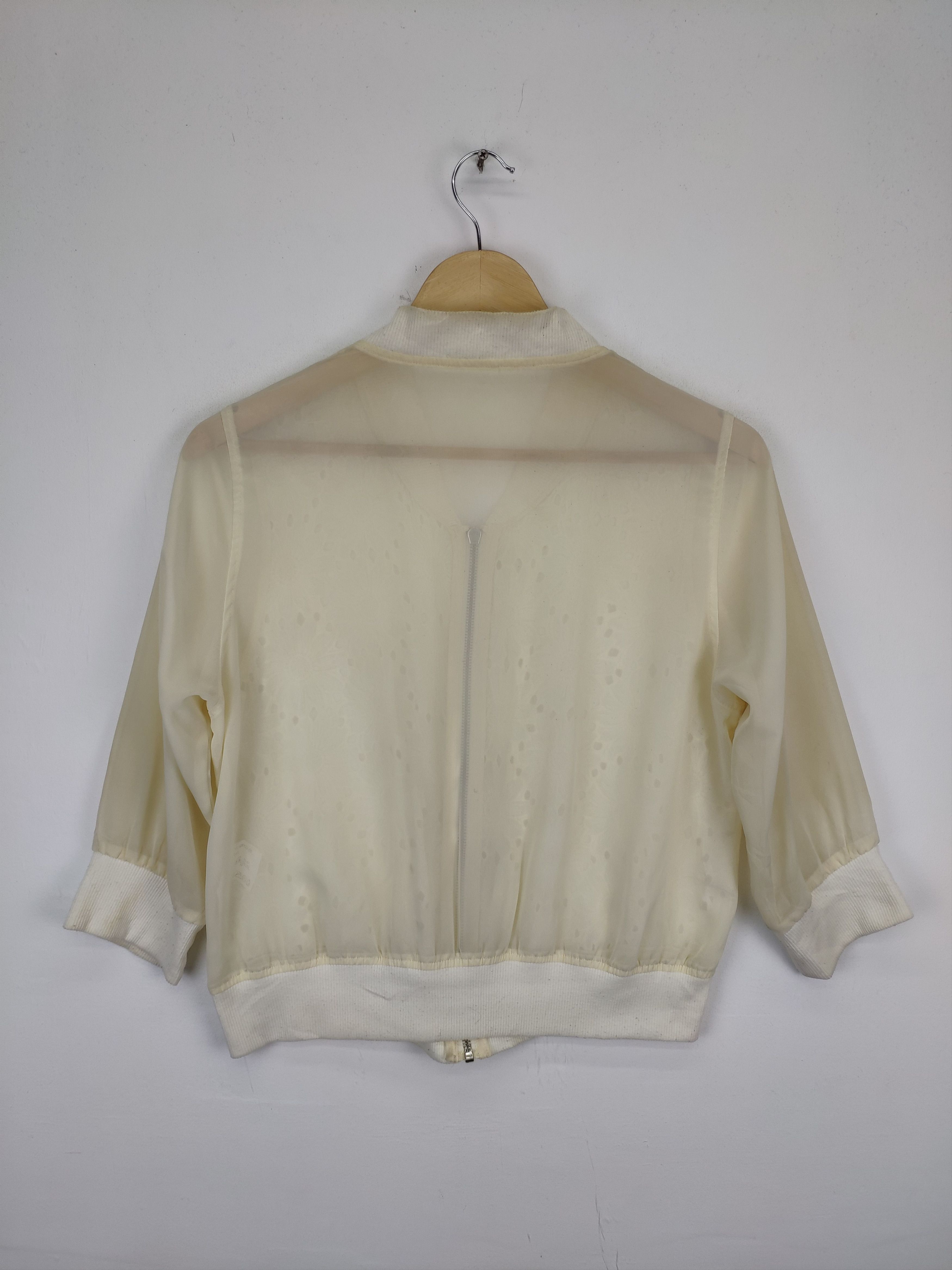 Designer × Japanese Brand Vintage Lace Cropped Jacket Transparent Size S / US 4 / IT 40 - 2 Thumbnail