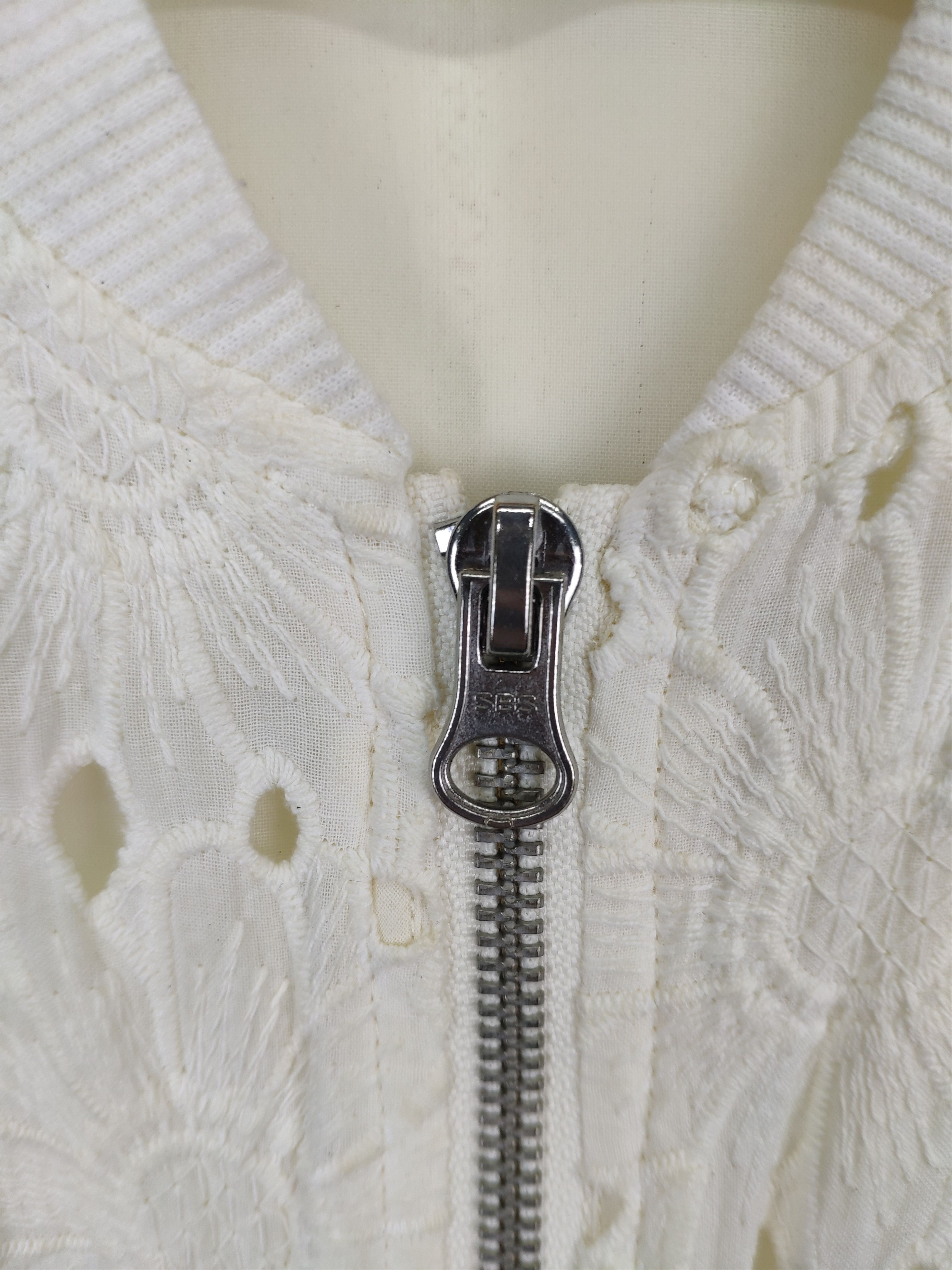 Designer × Japanese Brand Vintage Lace Cropped Jacket Transparent Size S / US 4 / IT 40 - 13 Thumbnail