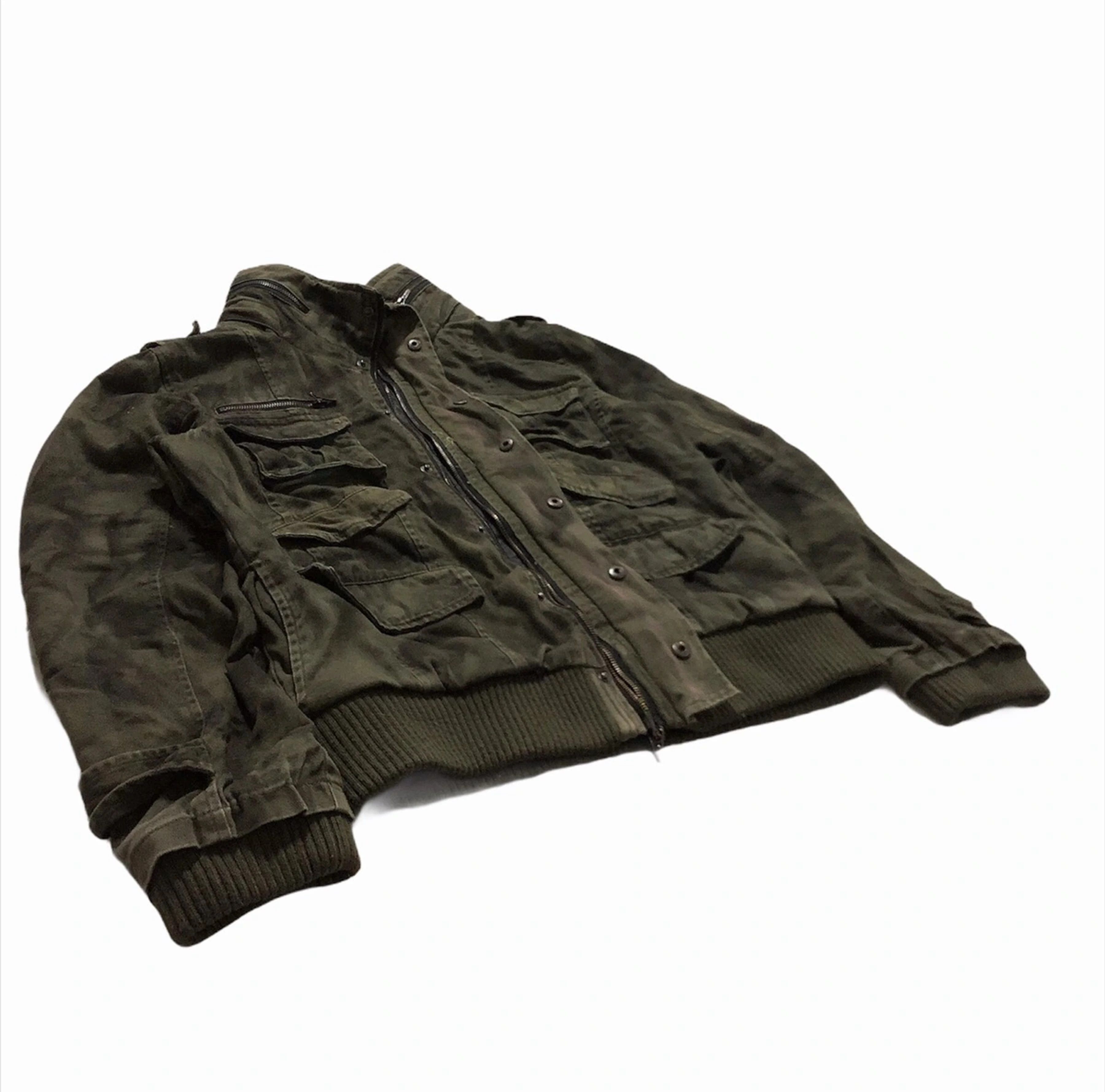 Vintage V Men Military Styles Multi Pocket Jacket Size US M / EU 48-50 / 2 - 4 Thumbnail