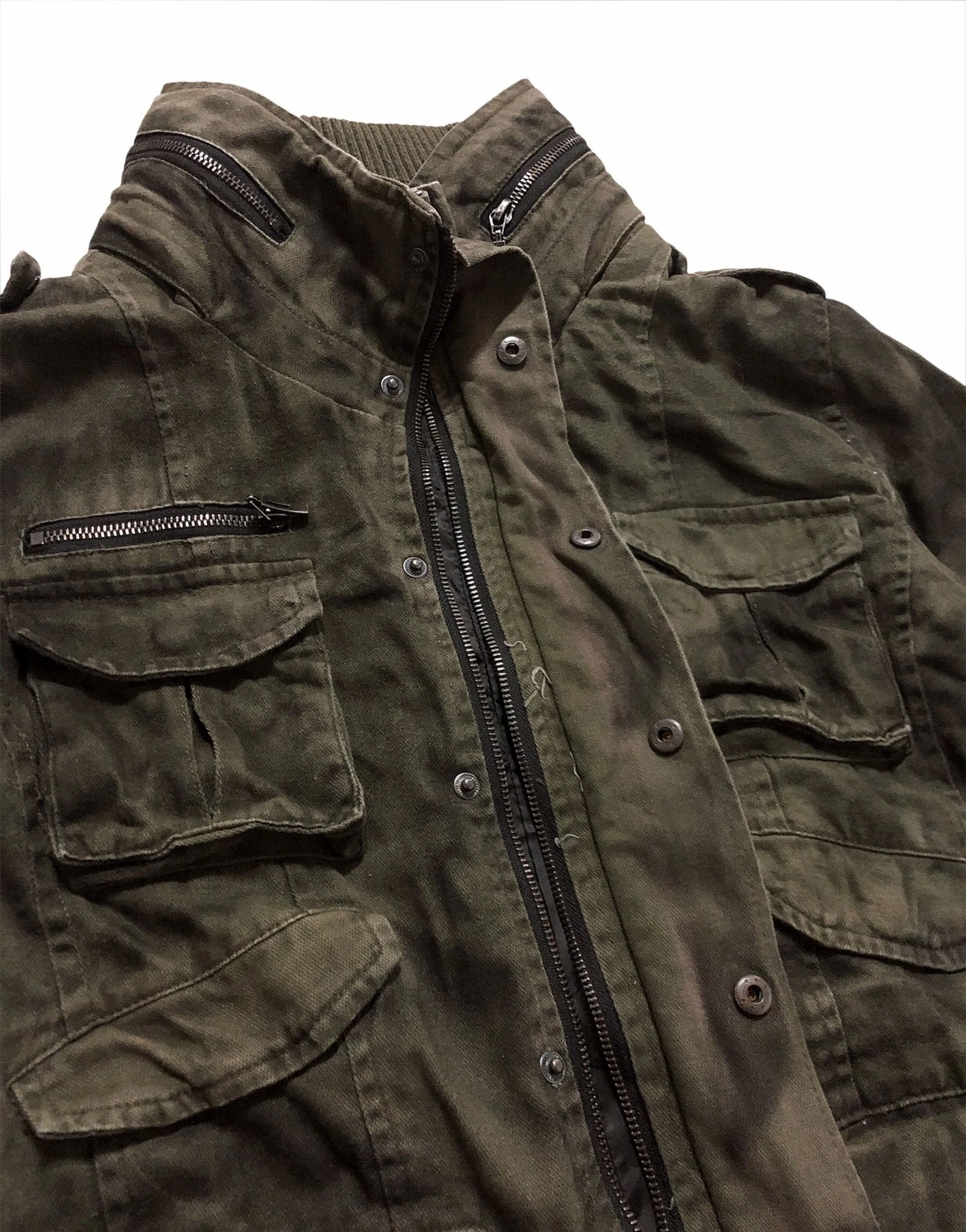 Vintage V Men Military Styles Multi Pocket Jacket Size US M / EU 48-50 / 2 - 7 Thumbnail